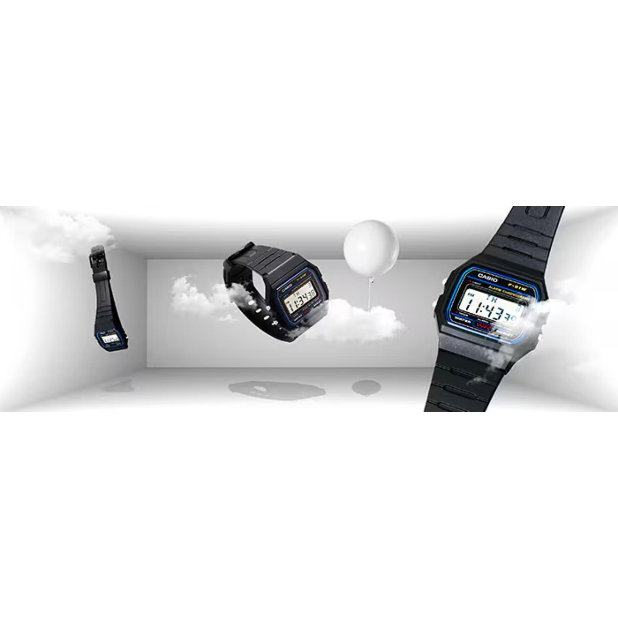 Casio Vintage Retro Digital Resin Strap Unisex Watch F-91W-1XY