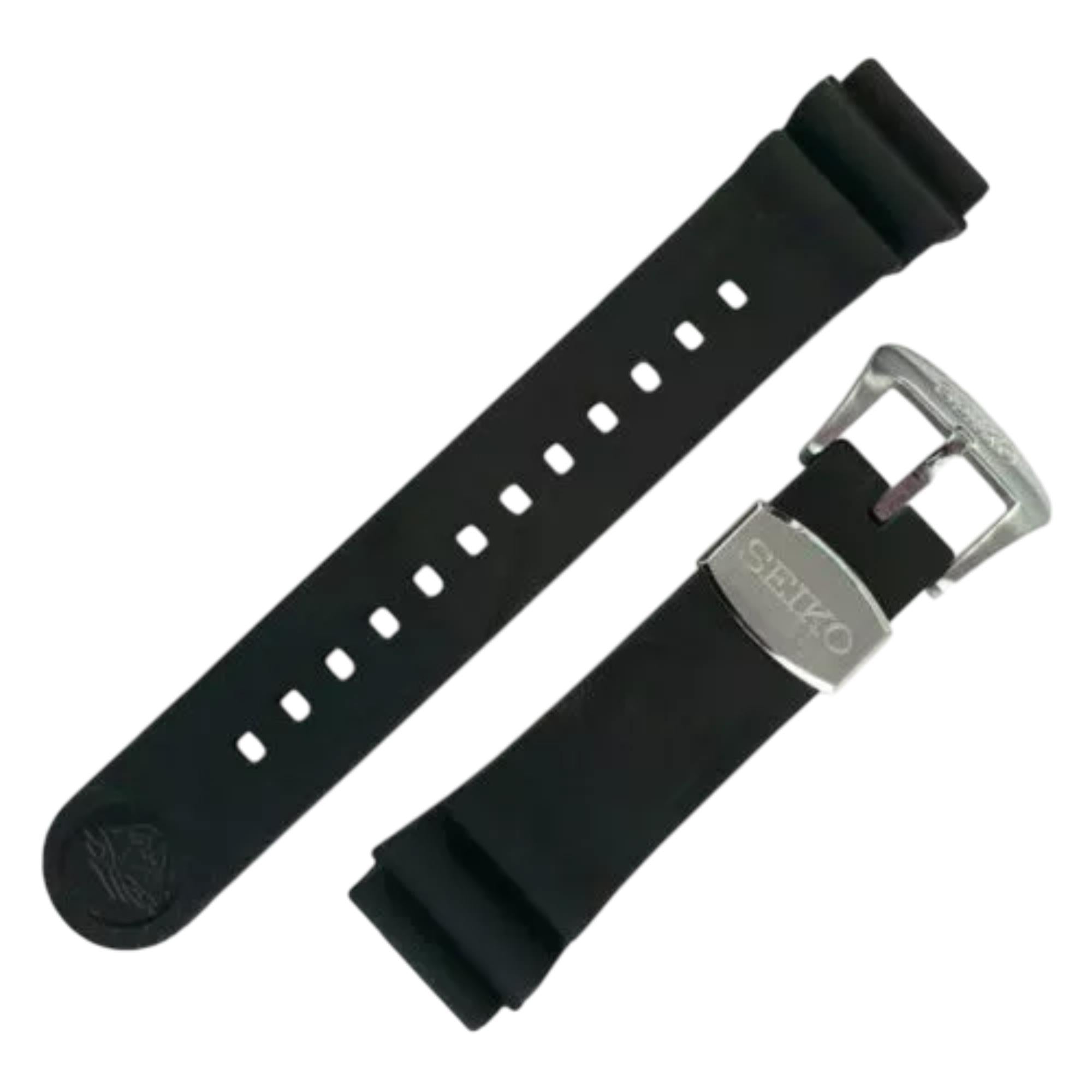 Seiko Prospex Genuine 22mm Silicone Rubber Men's Watch Strap R02F011J0