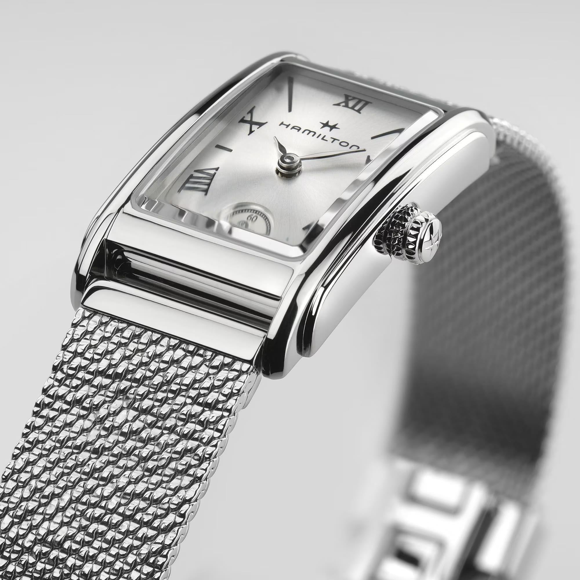 Hamilton American Classic Ardmore Quartz Silver Dial Steel Strap Women's Watch H11221150