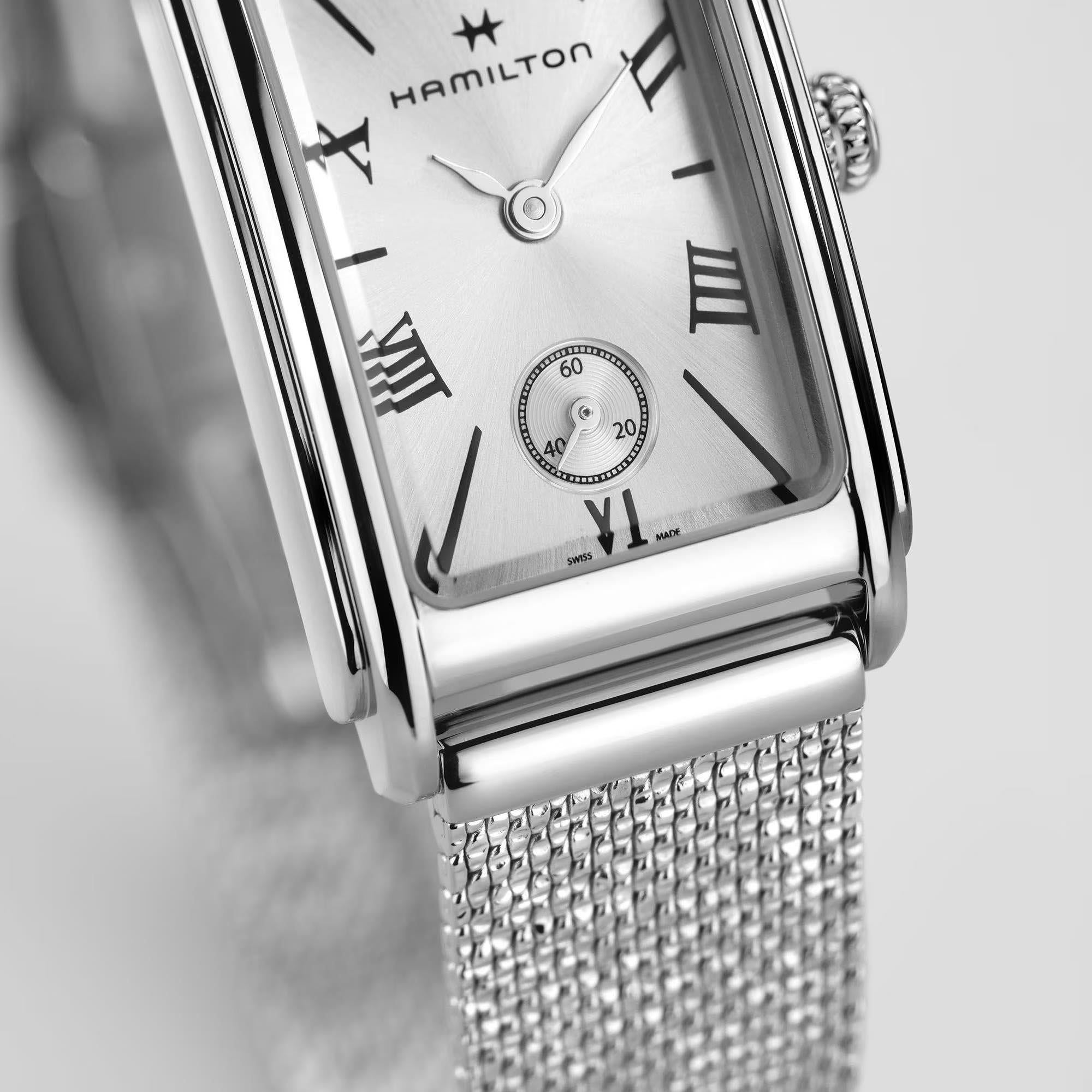 Hamilton American Classic Ardmore Quartz Silver Dial Steel Strap Women's Watch H11221150