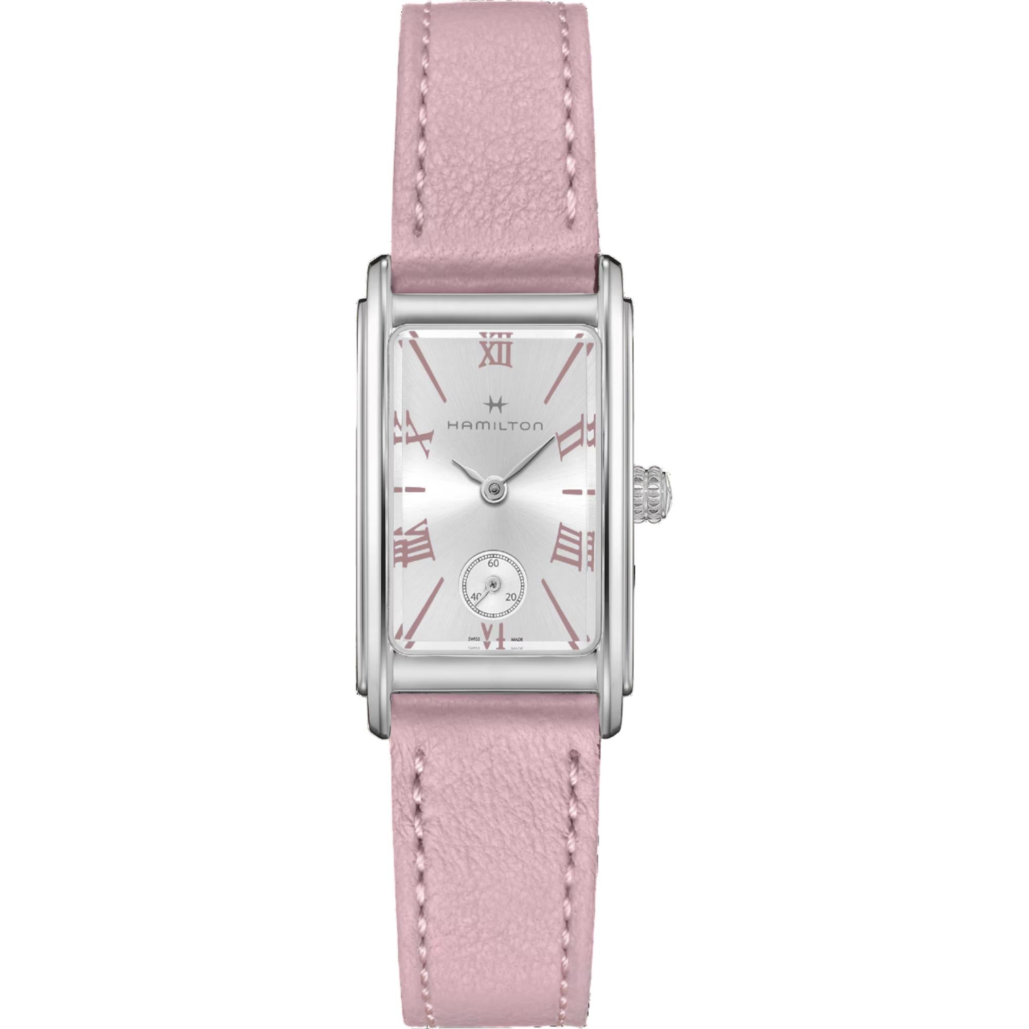 Hamilton American Classic Ardmore Quartz Silver Dial Leather Strap Women's Watch H11221853