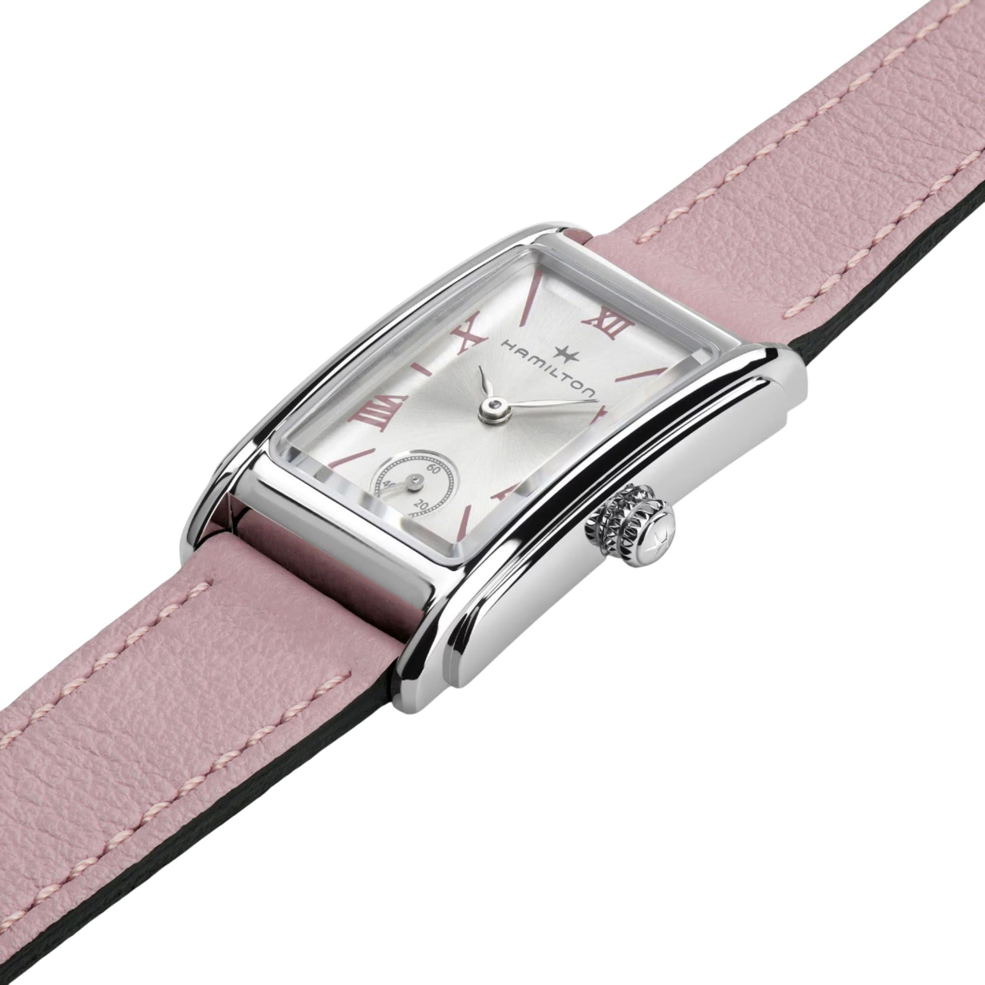 Hamilton American Classic Ardmore Quartz Silver Dial Leather Strap Women's Watch H11221853