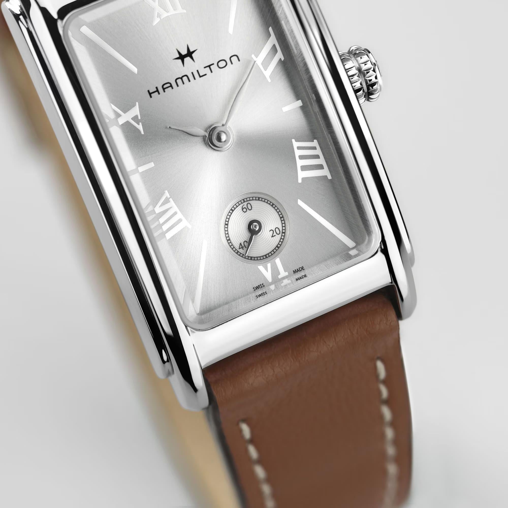 Hamilton American Classic Ardmore Quartz Silver Dial Leather Strap Women's Watch H11221550