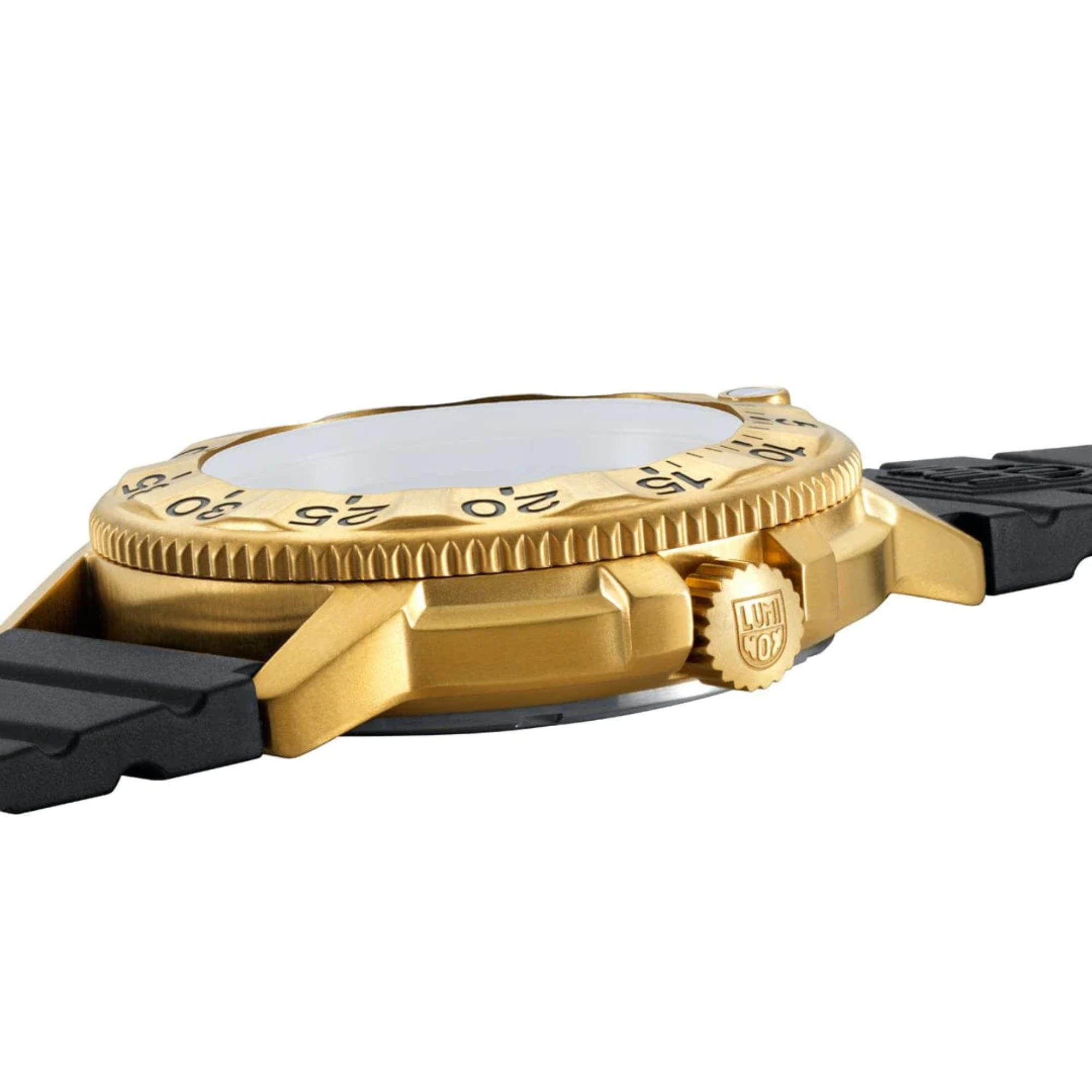 Luminox Navy Seal Foundation Series Quartz Black Dial Rubber Strap Men's Watch XS.3221.NSF