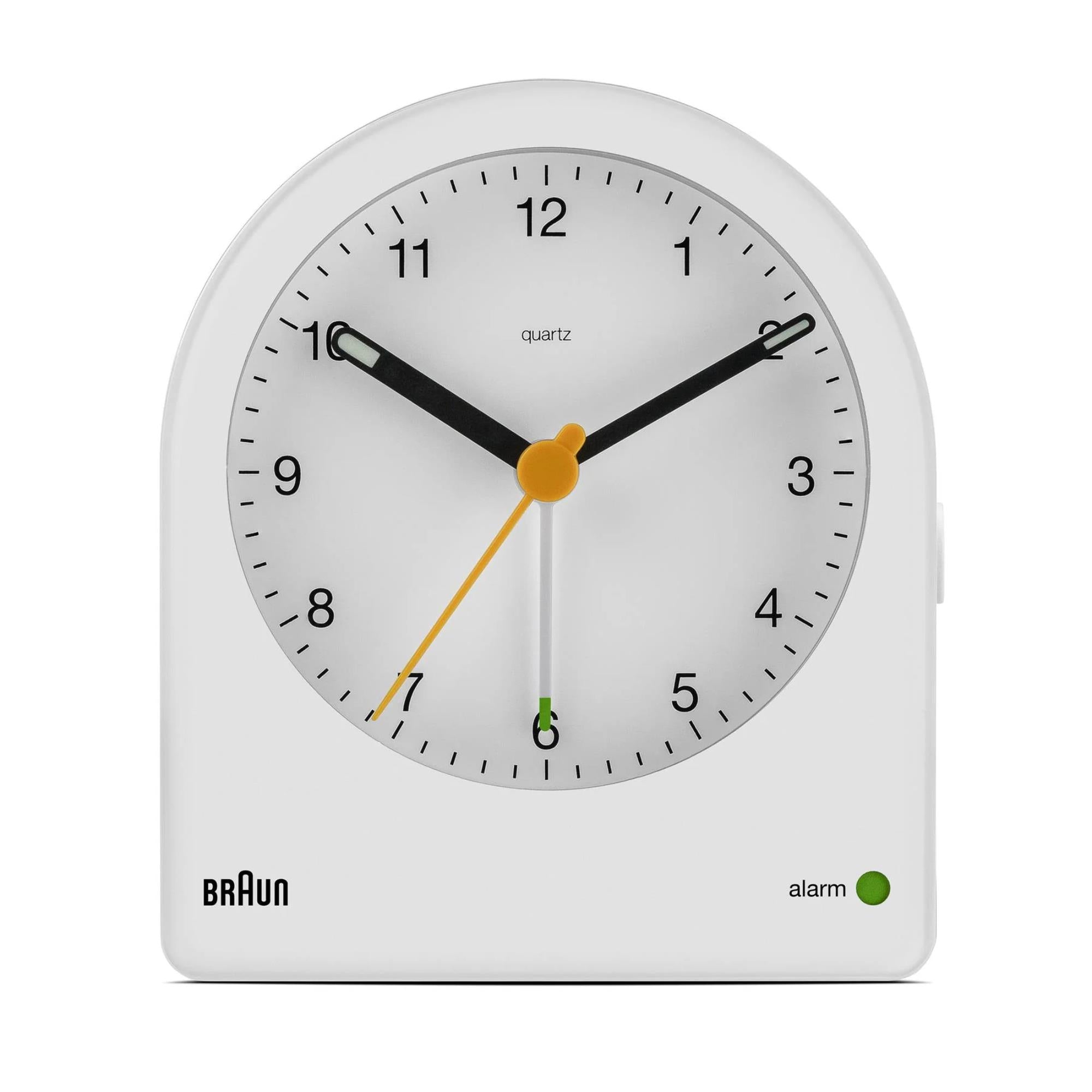 Braun Classic White Dial Alarm Clock BC22W