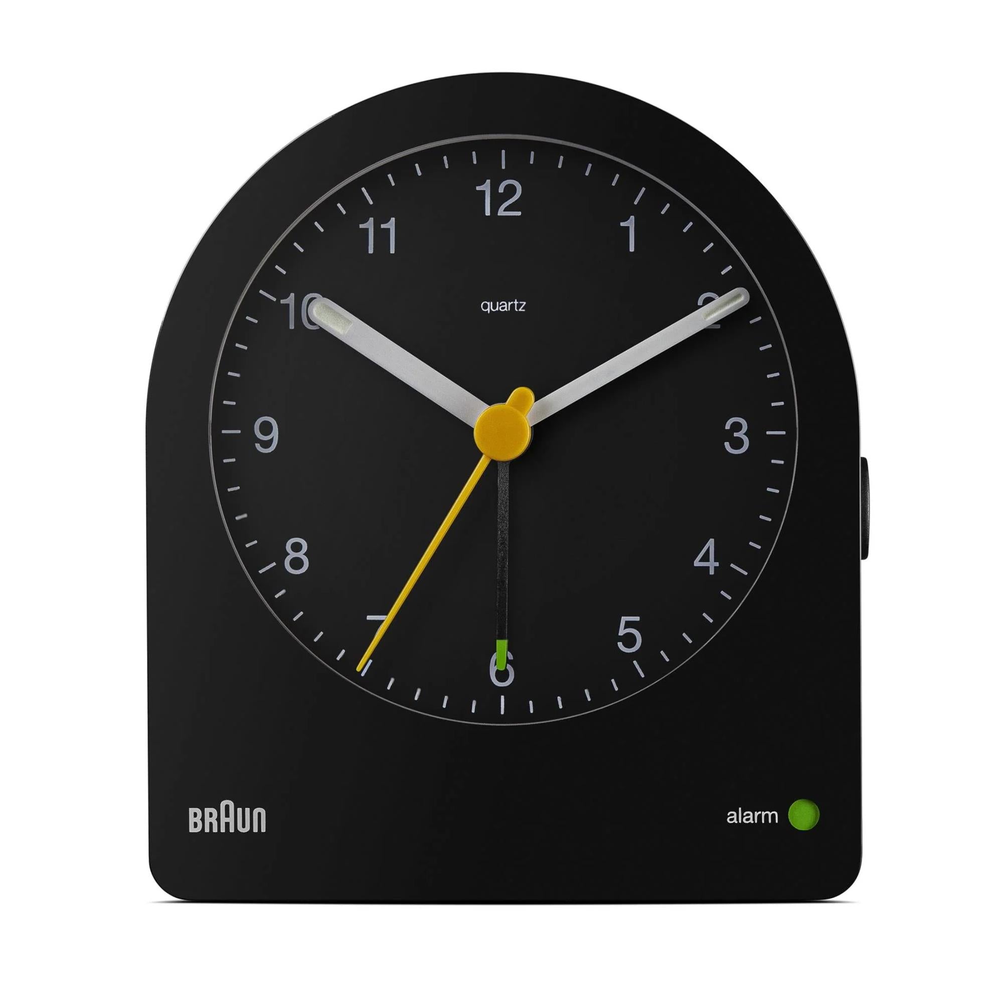 Braun Classic Black Dial Alarm Clock BC22B