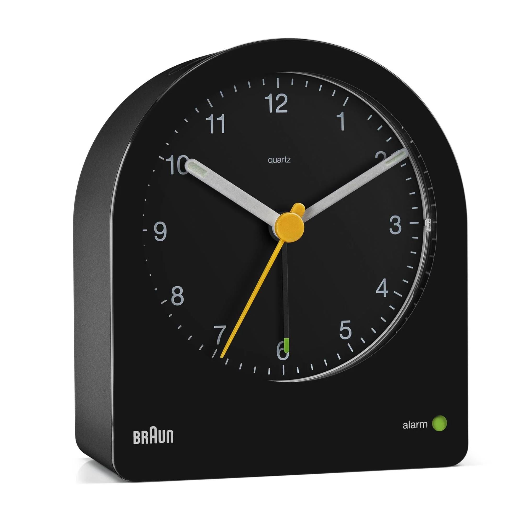 Braun Classic Black Dial Alarm Clock BC22B