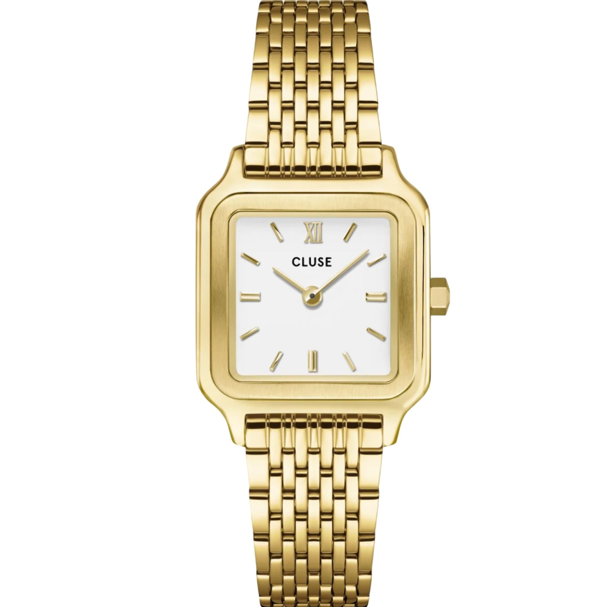CLUSE Gracieuse Petite Quartz White Dial Steel Strap Women's Watch CW11815
