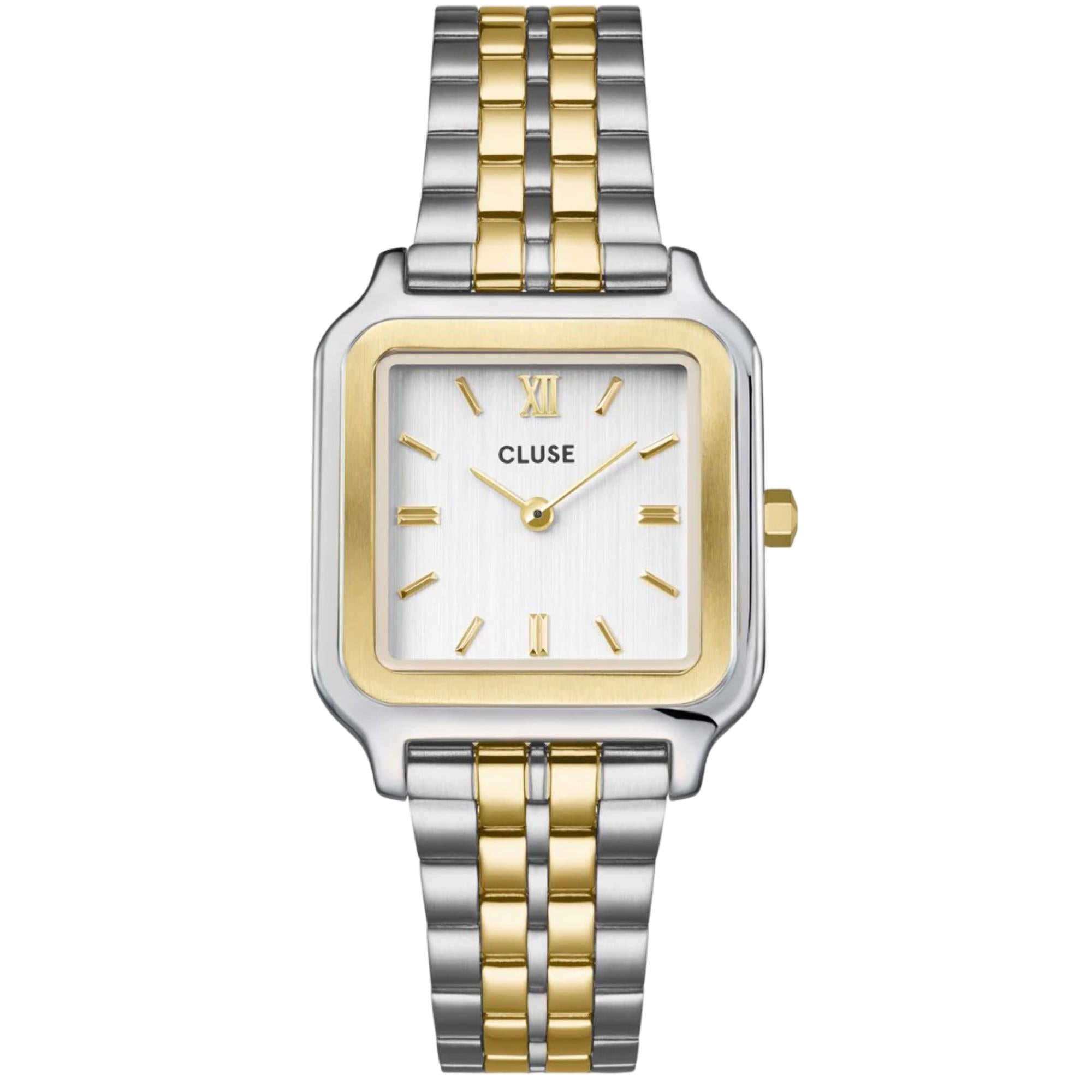 CLUSE Gracieuse Quartz White Dial Steel Strap Women's Watch CW11901