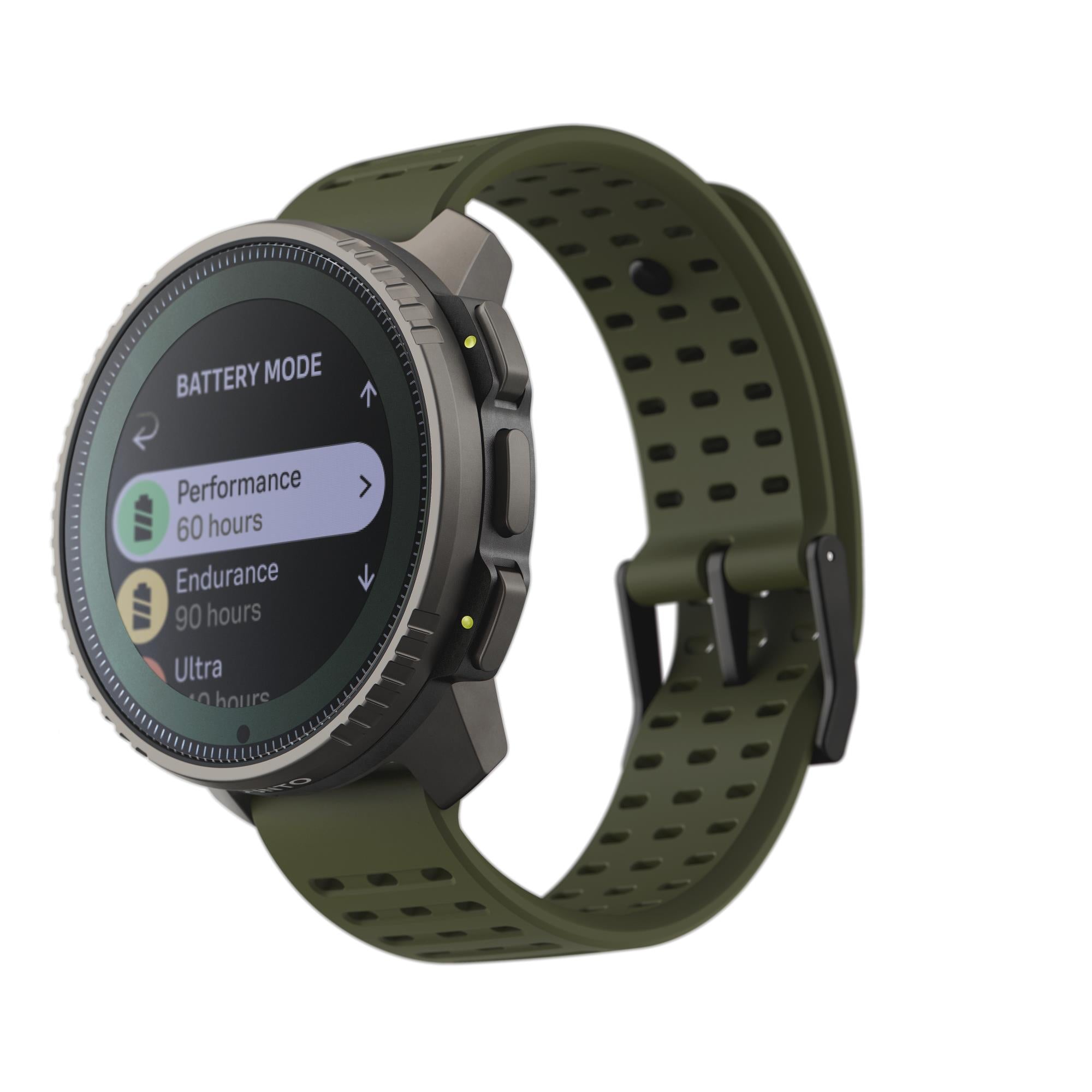Suunto Vertical Titanium Solar Forest Digital Silicone Strap Unisex Smart Watch SS050859000
