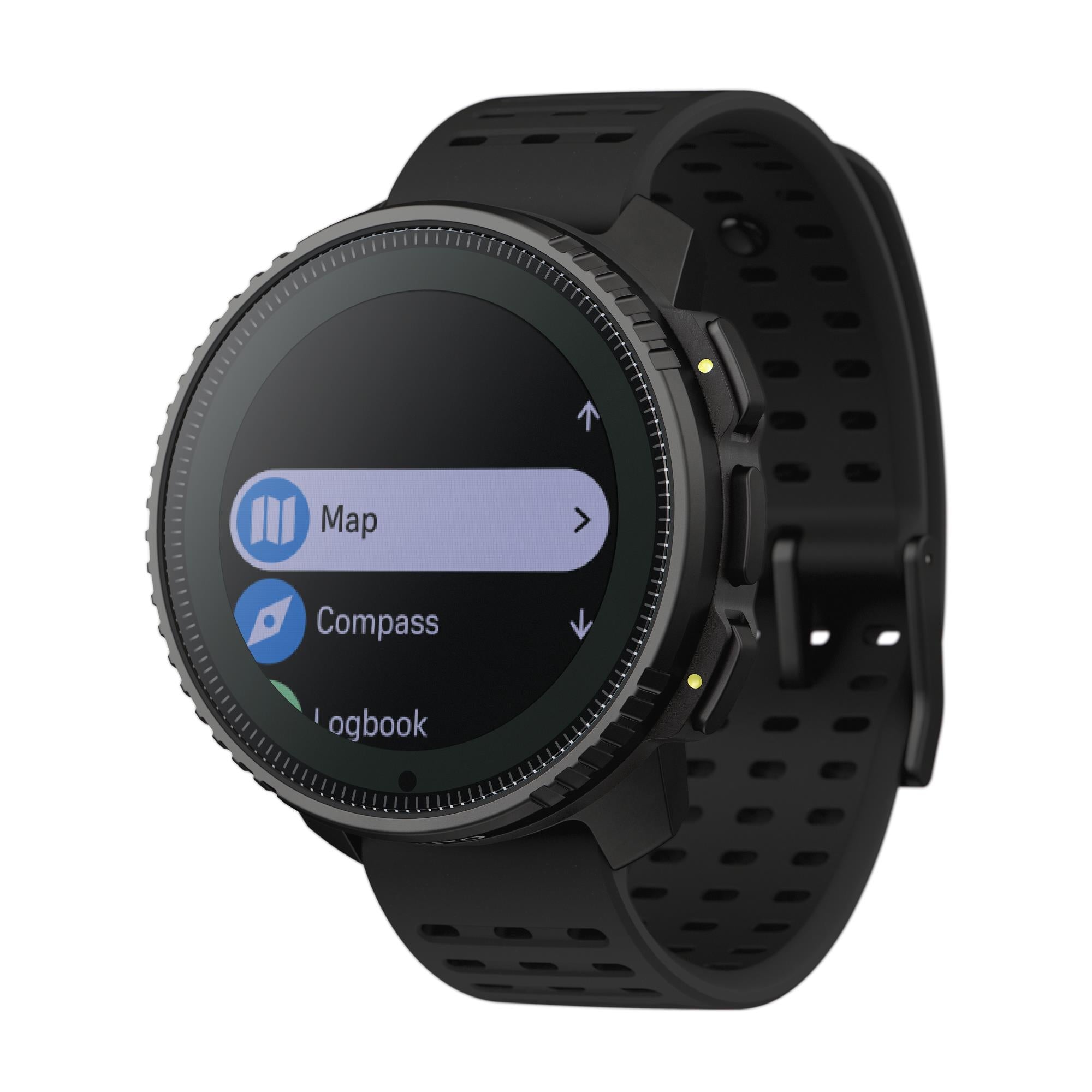 Suunto Vertical Solar All Black Digital Silicone Strap Unisex Smart Watch SS050978000