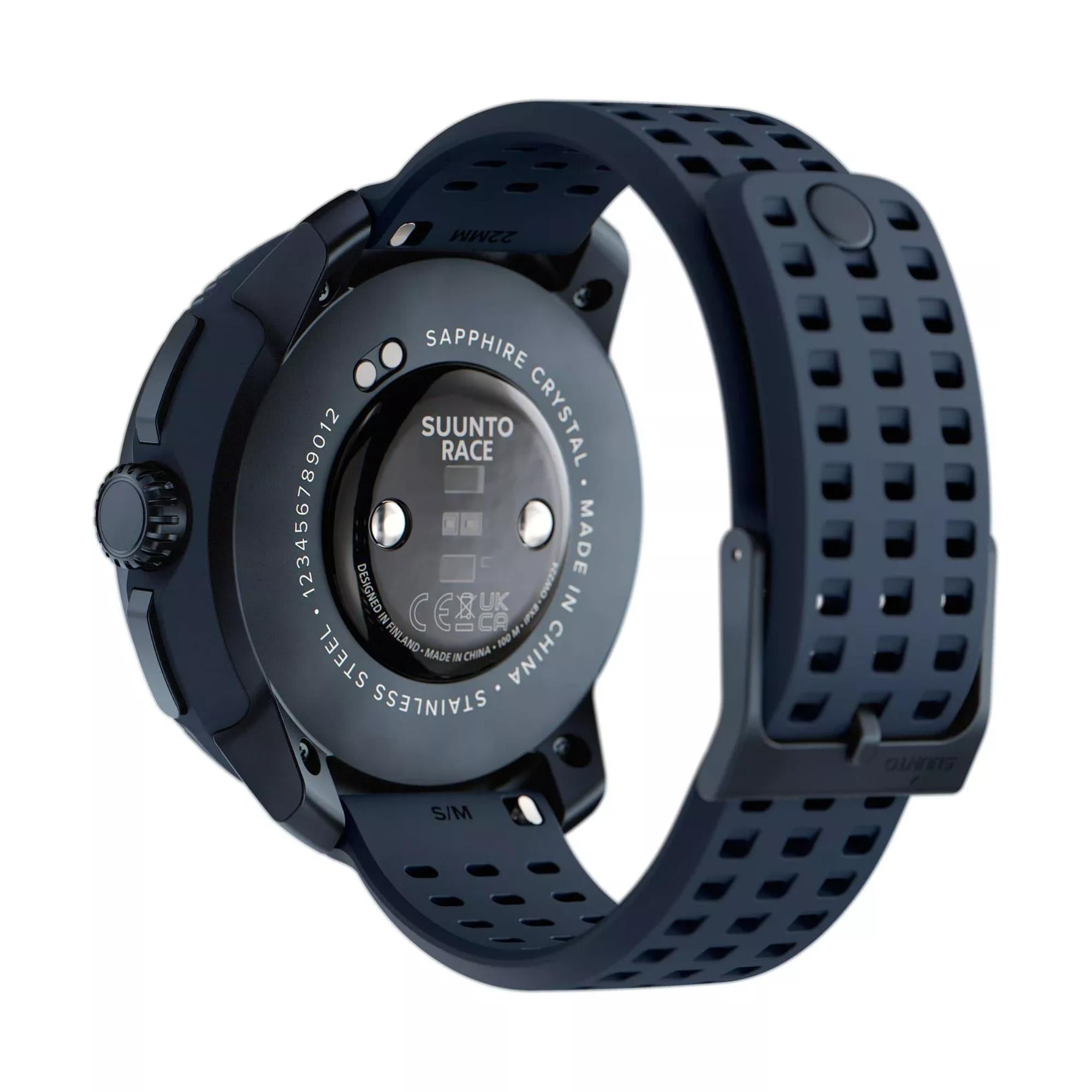 Suunto Race Midnight Digital Silicone Strap Unisex Smart Watch SS050930000