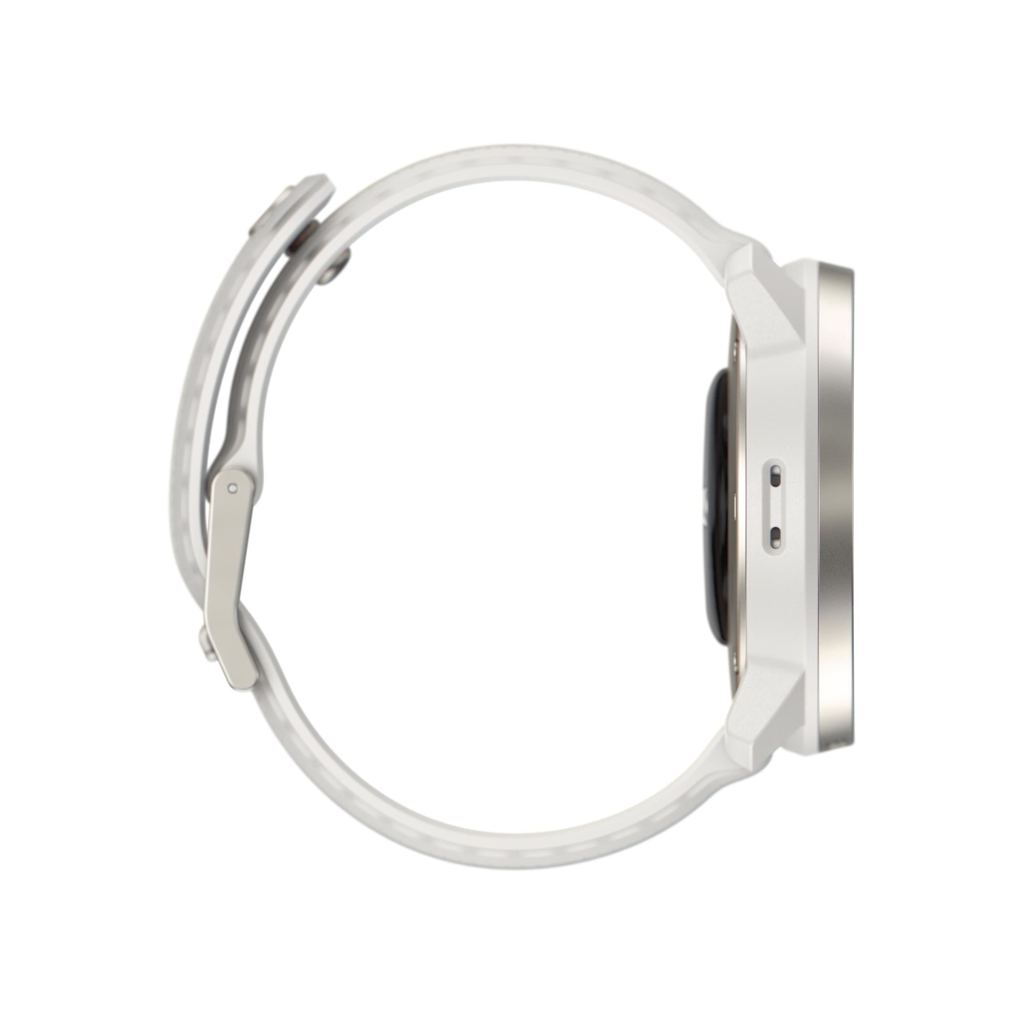 Suunto Race S Powder Gray AMOLED Digital Silicone Strap Unisex Smart Fitness Watch SS051017000