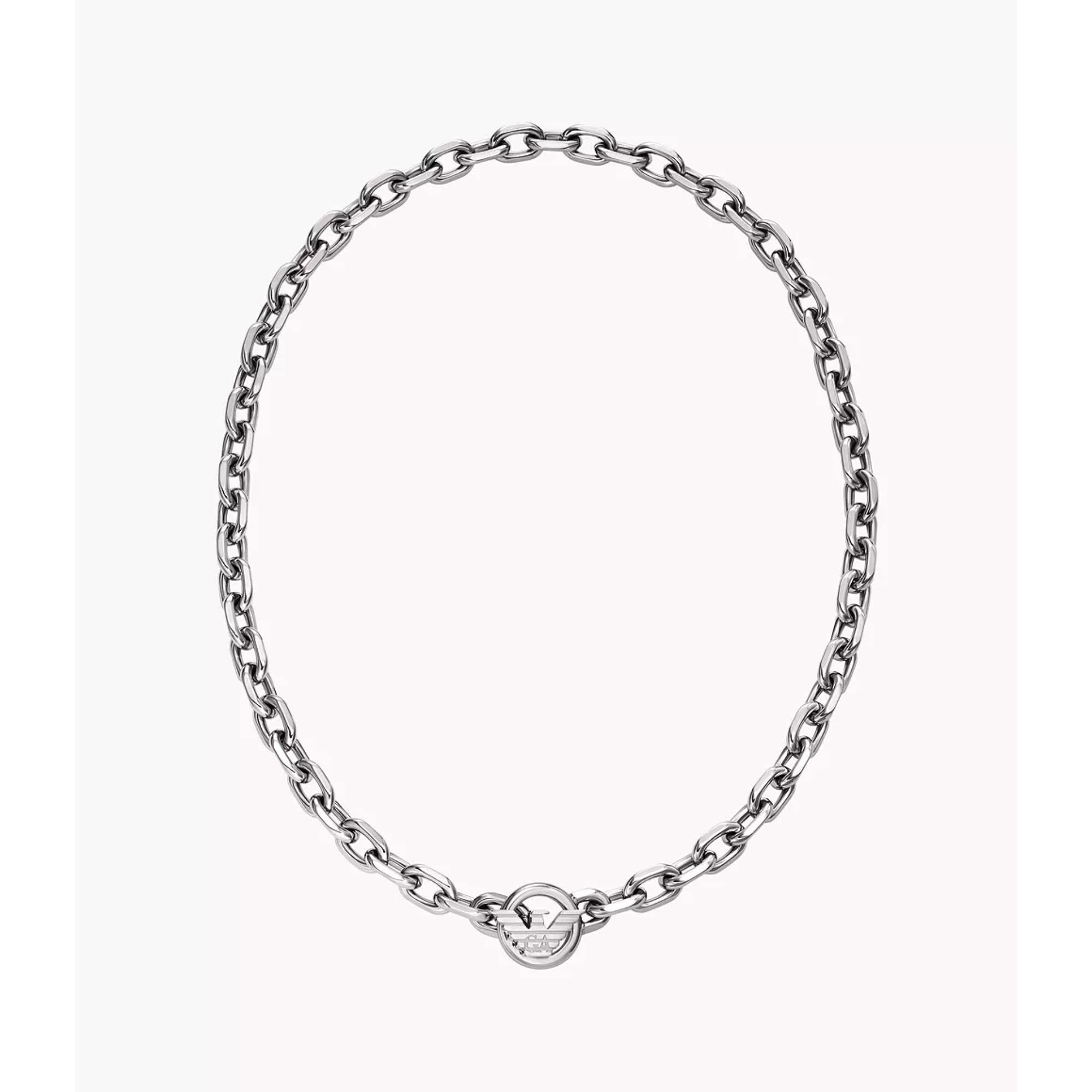 Emporio Armani Stainless Steel ID Men's Necklace EGS3235040