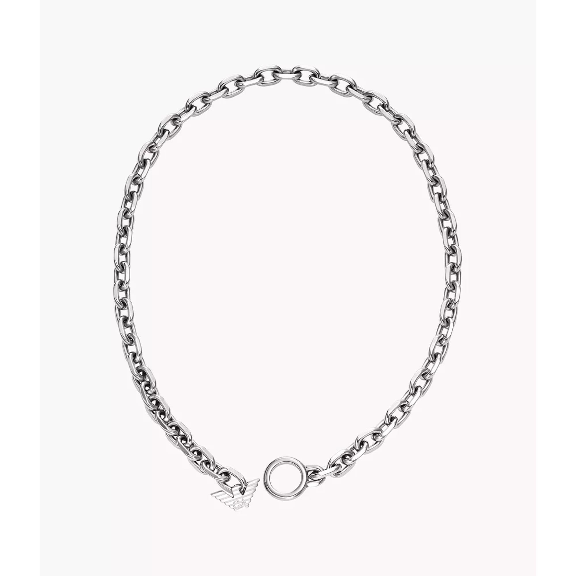 Emporio Armani Stainless Steel ID Men's Necklace EGS3235040