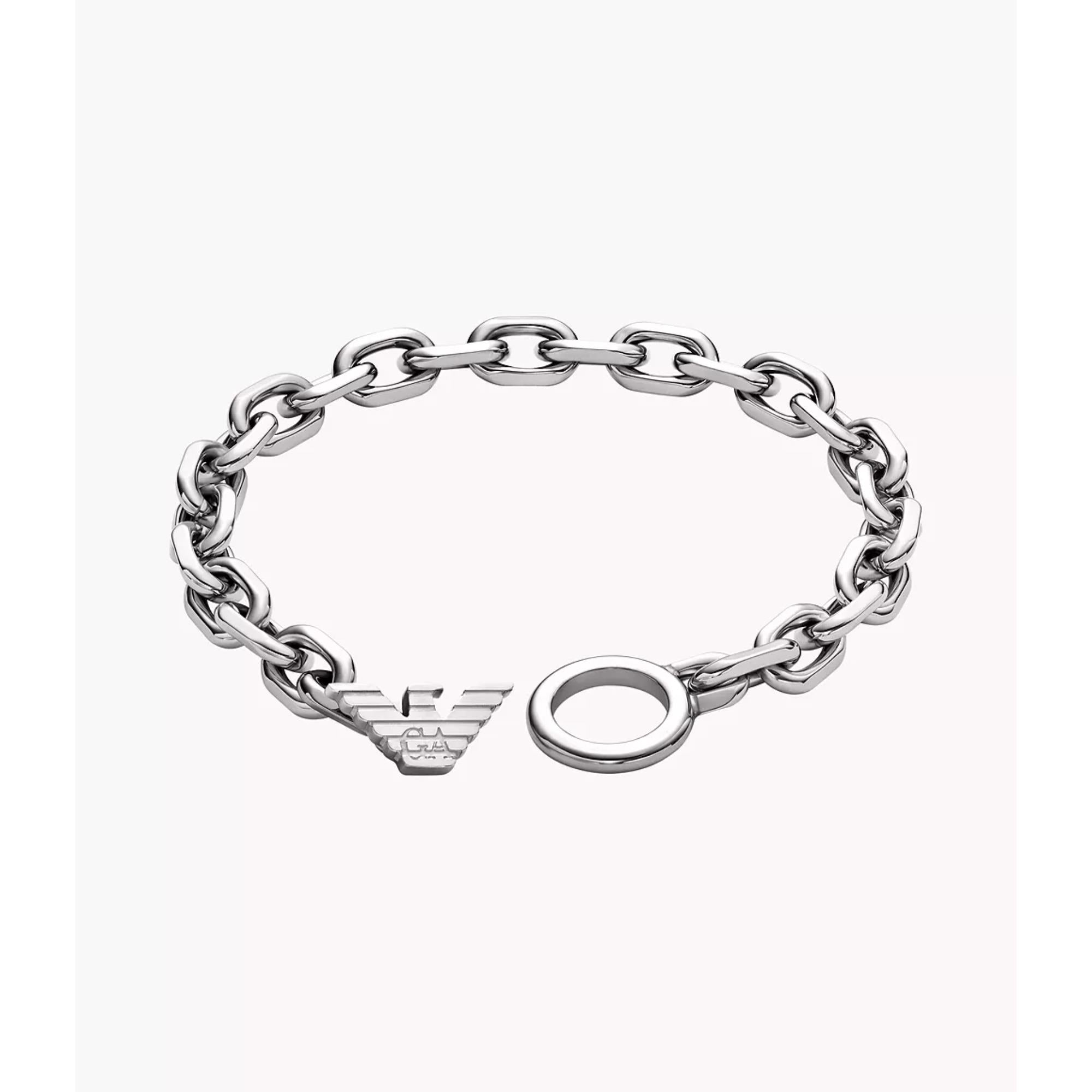 Emporio Armani Stainless Steel ID Men's Bracelet EGS3236040