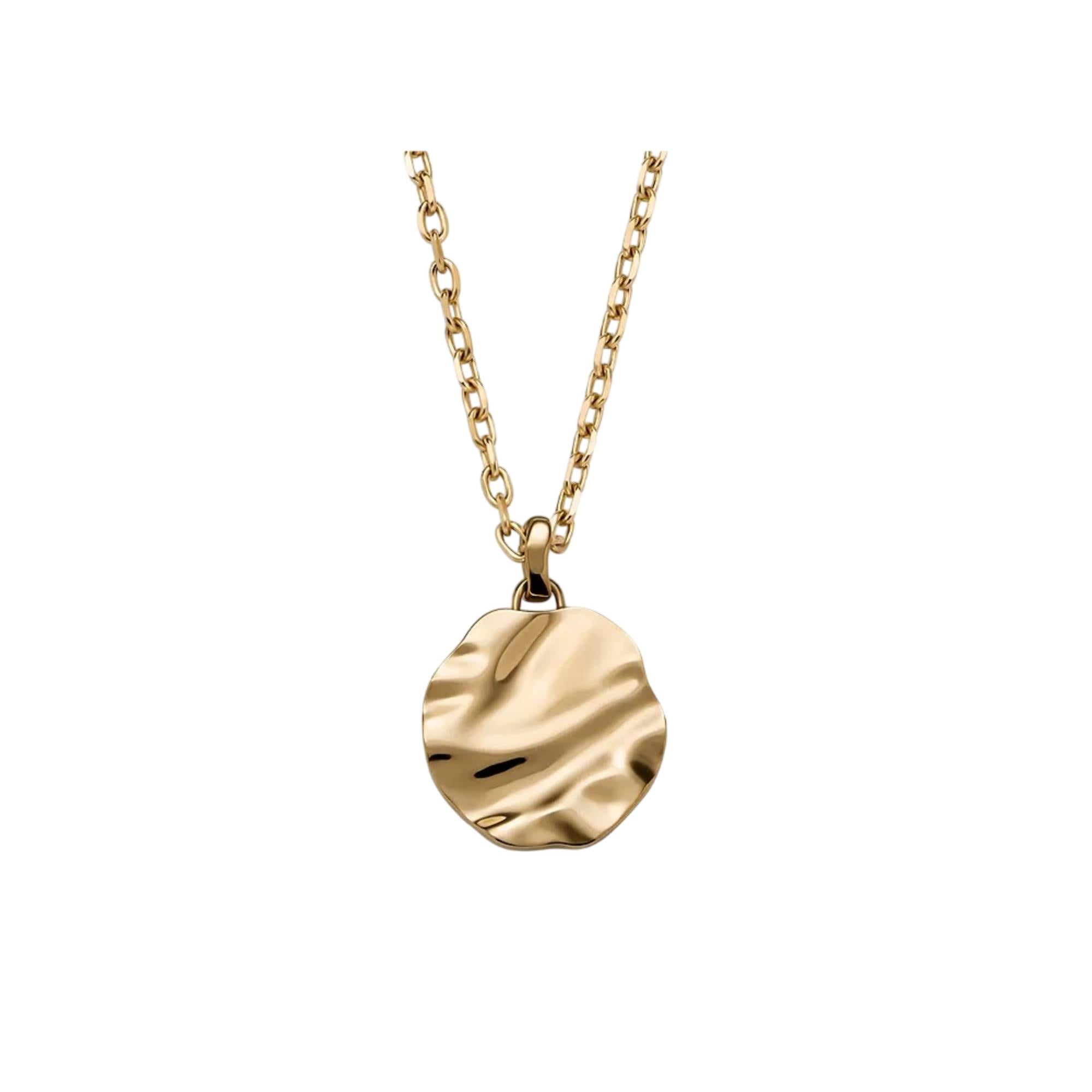 Skagen Moderne Stak Gold-Tone Stainless Steel Pendant Women Necklace SKJ1882710
