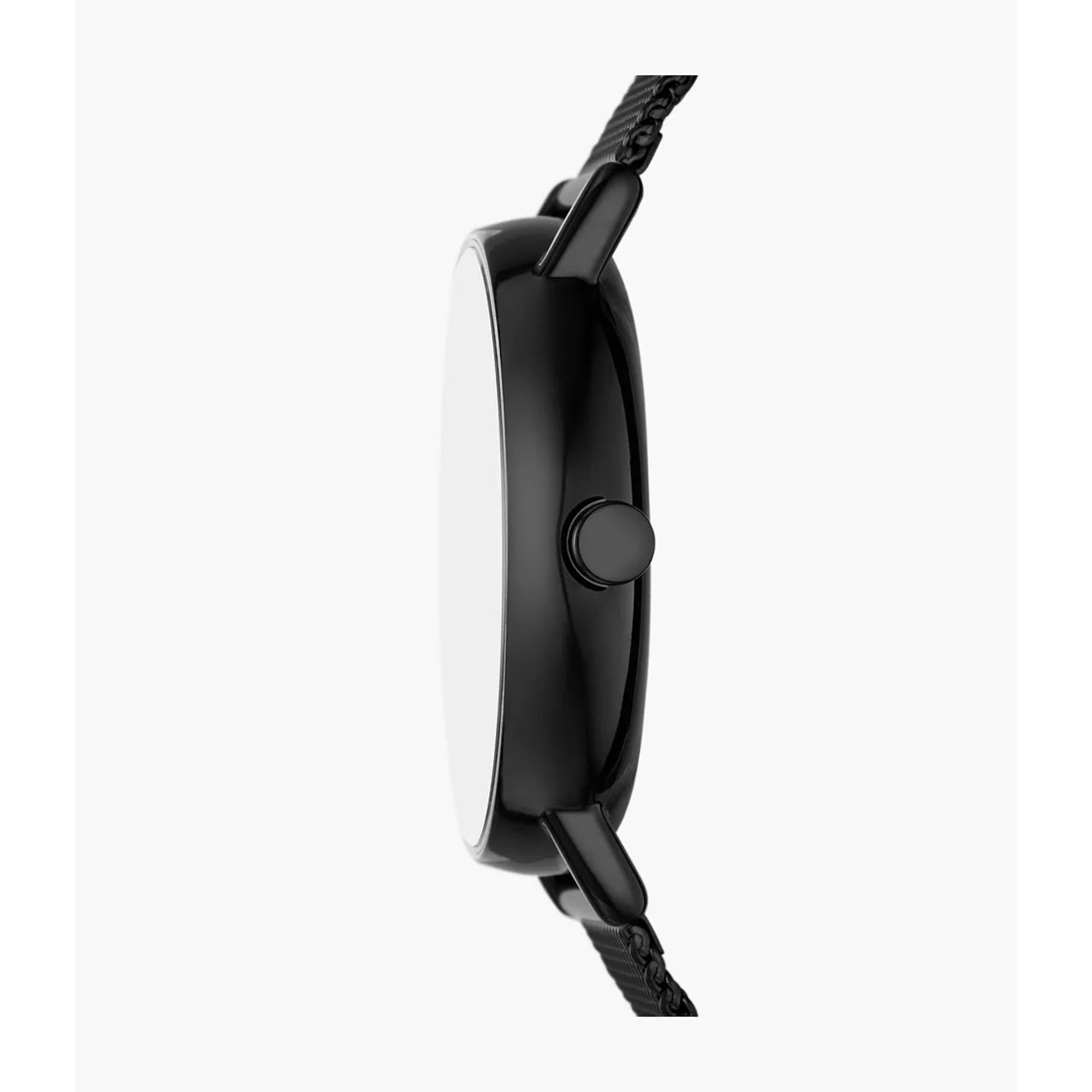 Skagen Signatur Multifunction Black Dial Steel Strap Men's Watch SKW6944