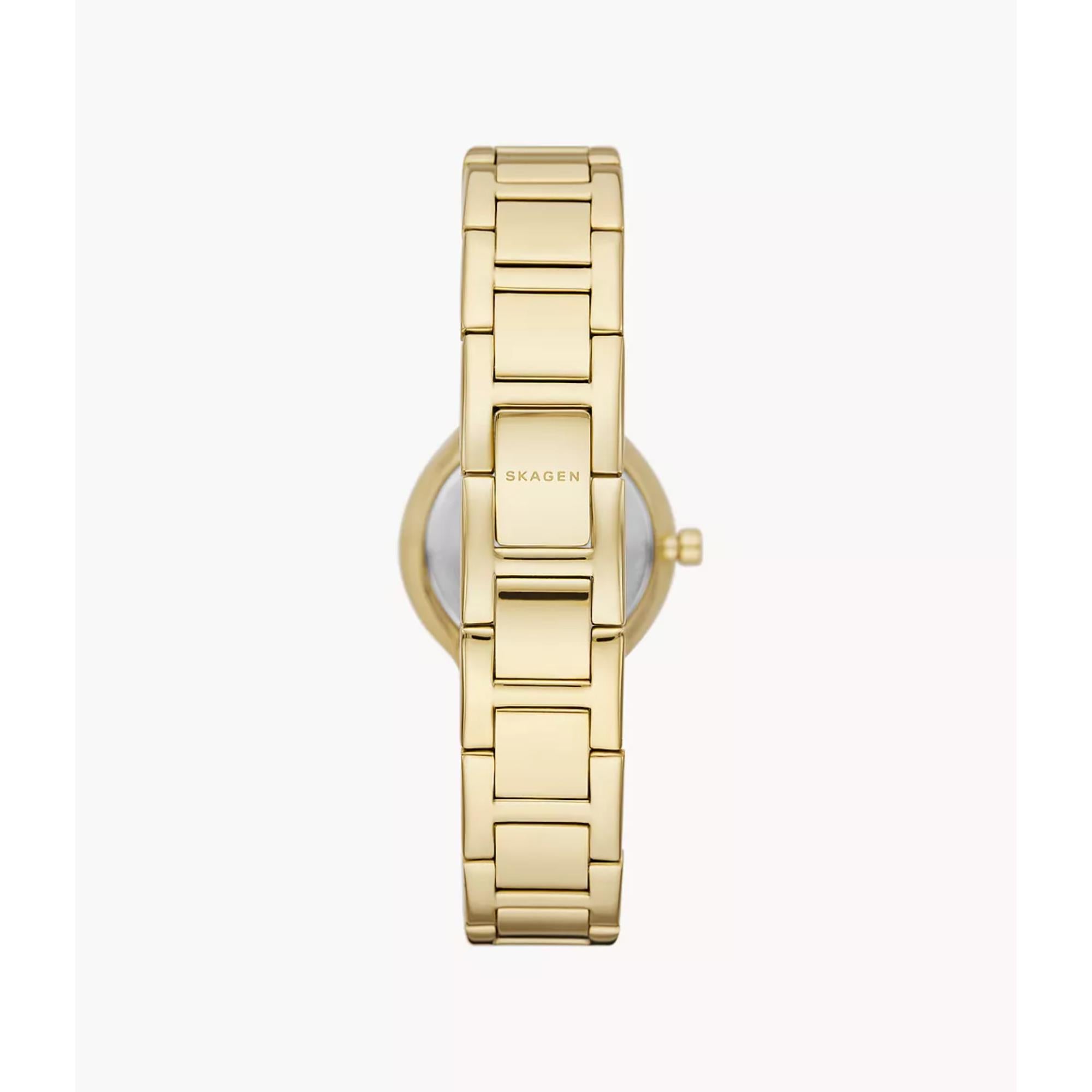 Skagen Freja Lille Quartz White Mother of Pearl Dial Steel Strap Women's Watch SKW3167