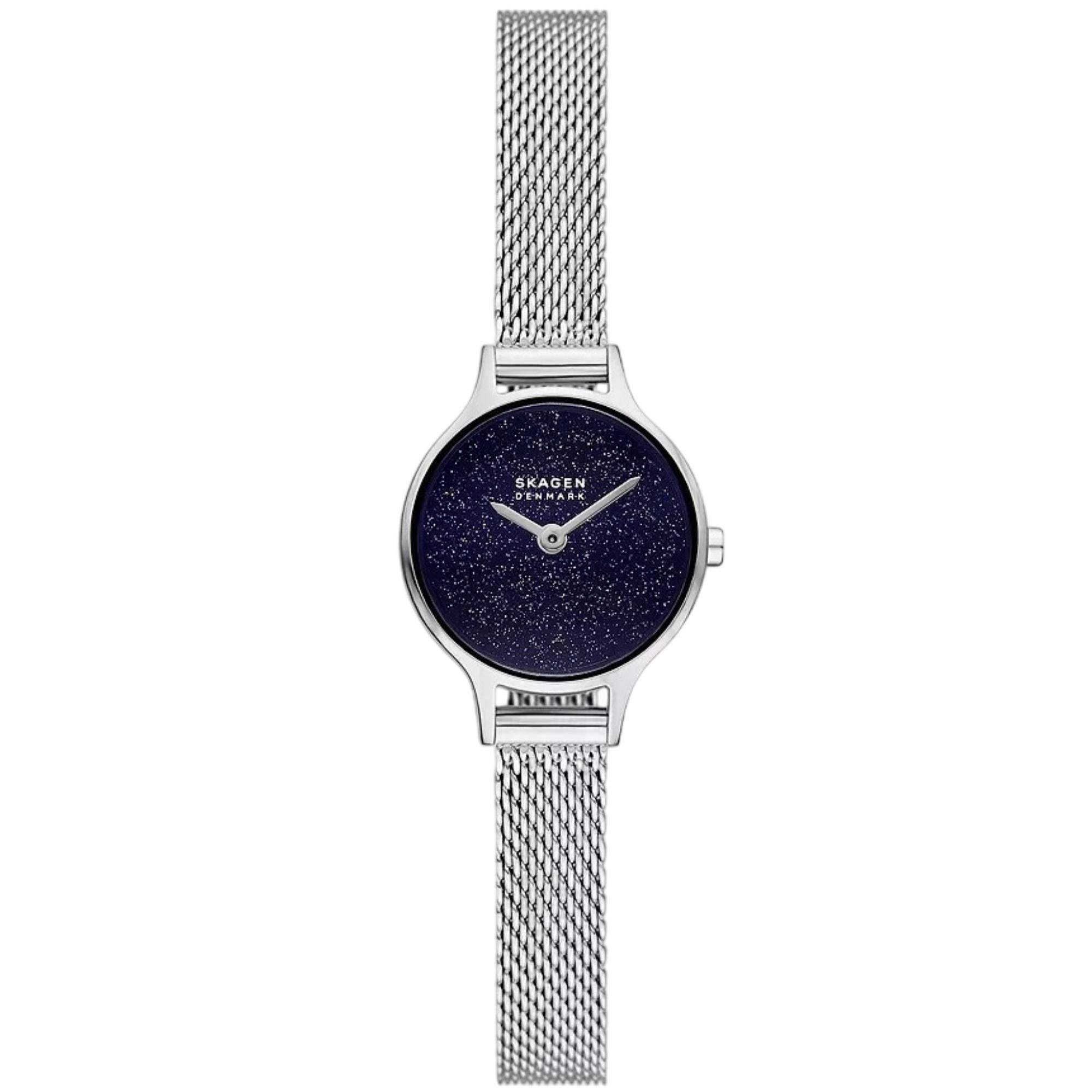 Skagen Anita Micro Quartz Blue Dial Steel Strap Women's Watch SKW3172