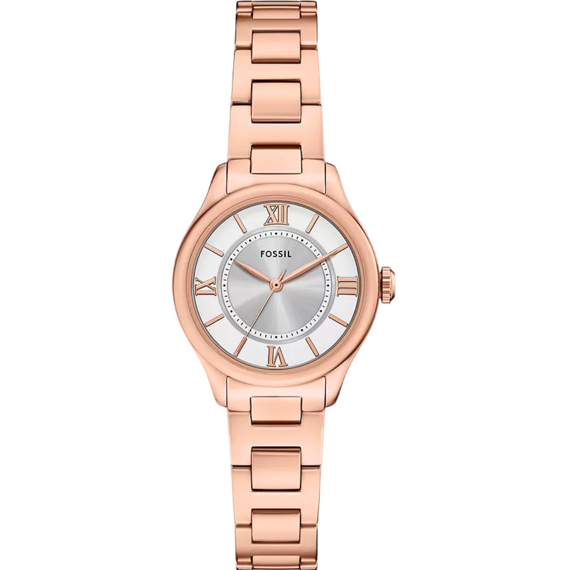 Fossil Gilmore Quartz Silver Dial Steel Strap Women's Watch ES5420
