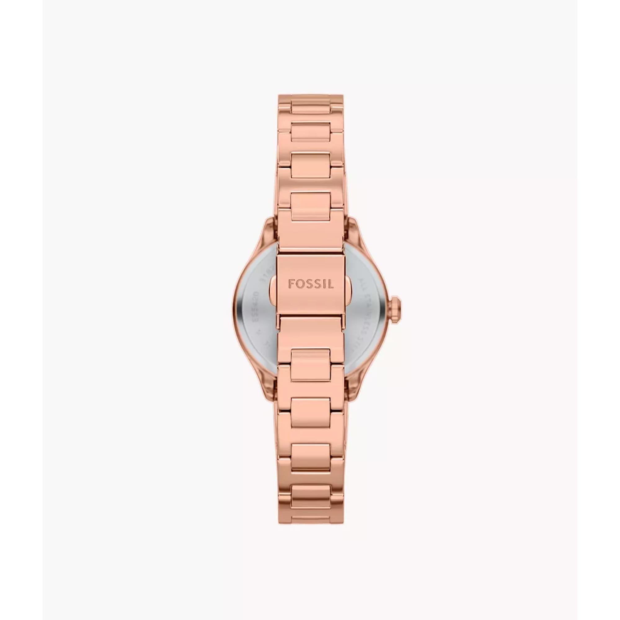 Fossil Gilmore Quartz Silver Dial Steel Strap Women's Watch ES5420