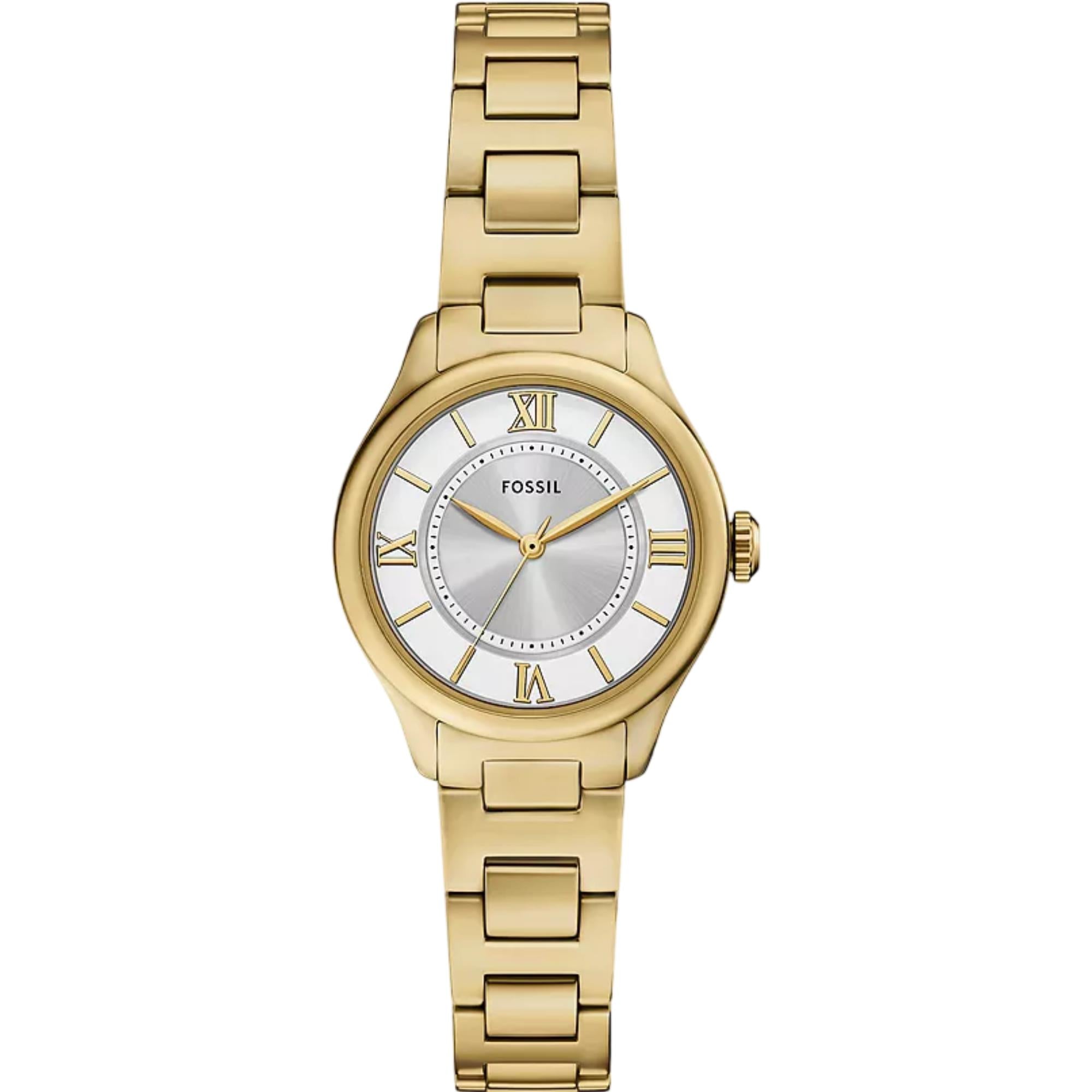 Fossil Gilmore Quartz Silver Dial Steel Strap Women's Watch ES5421