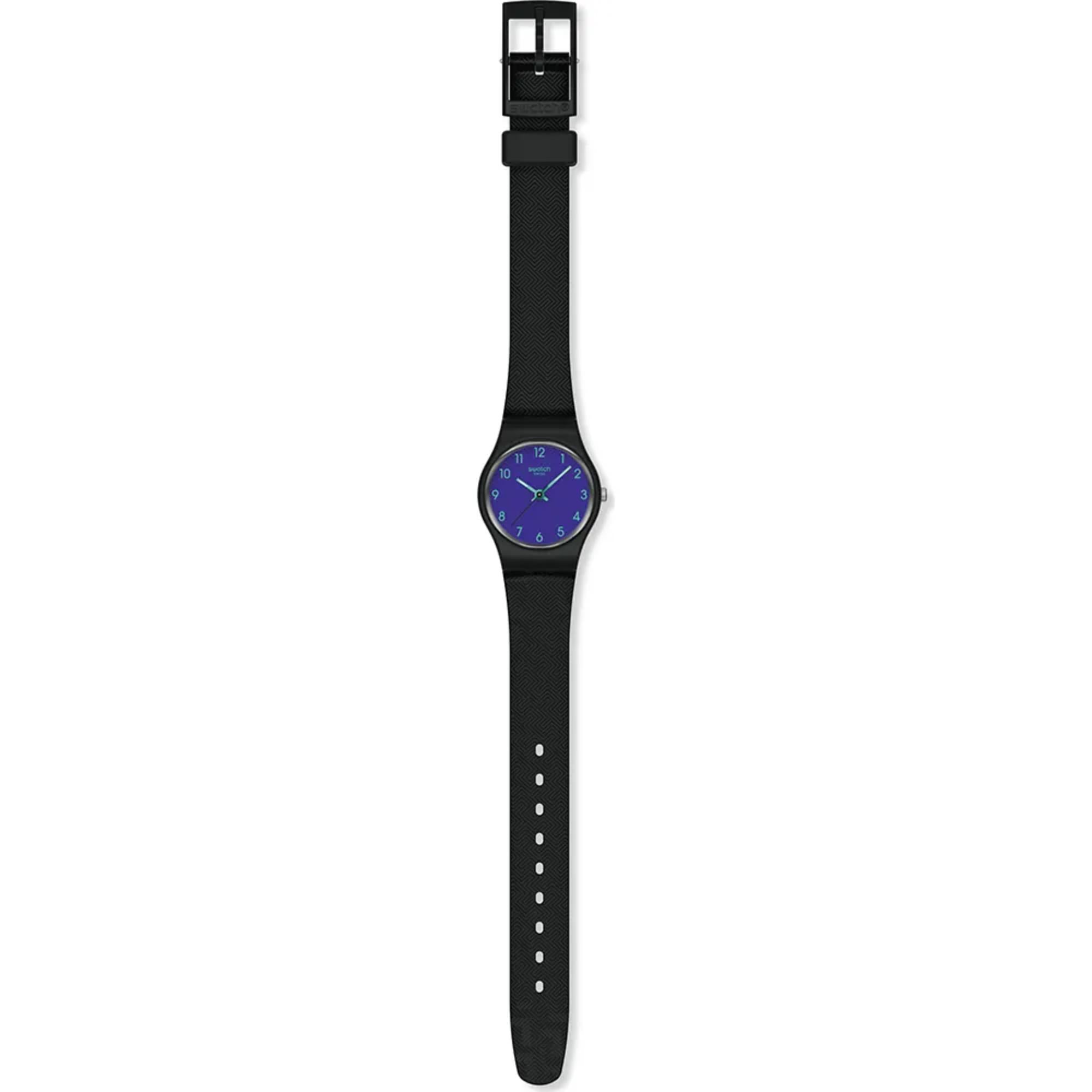 Swatch Originals Grace in Time Quartz Blue Dial Silicone Strap Unisex Watch LB188