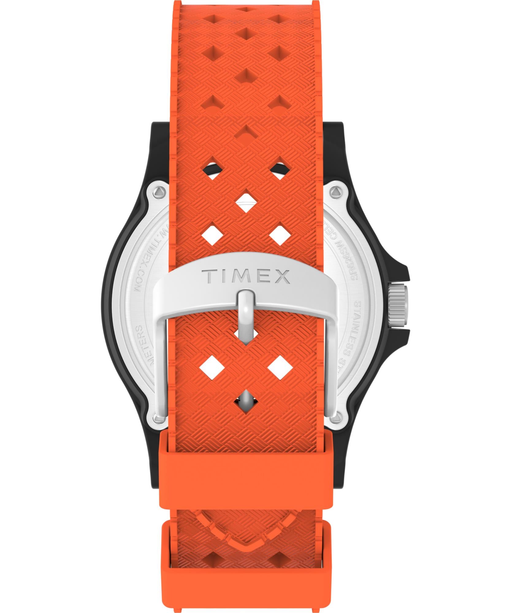Timex Main Street NASA Artemis Quartz White Dial Silicone Strap Unisex Watch TW2Y13000