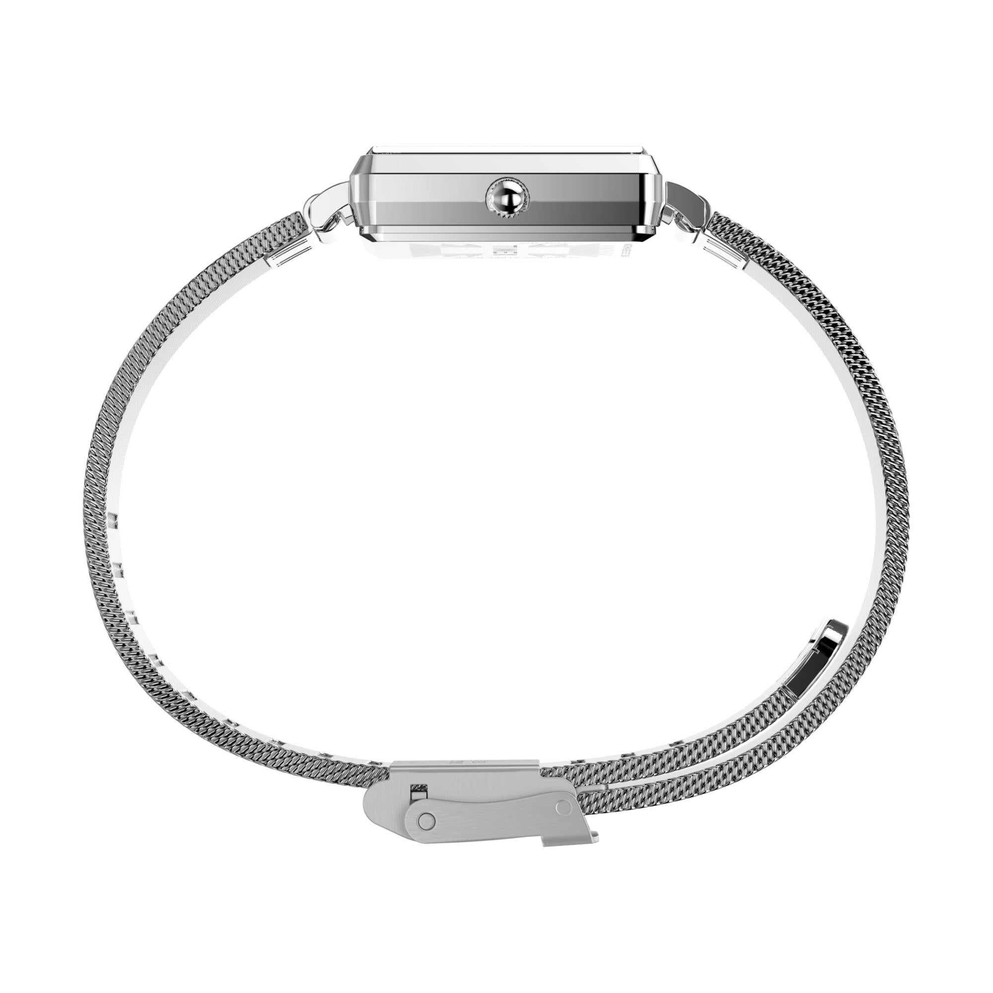 Timex Transcend Quartz Silver Dial Steel Strap Women's Watch TW2Y26300