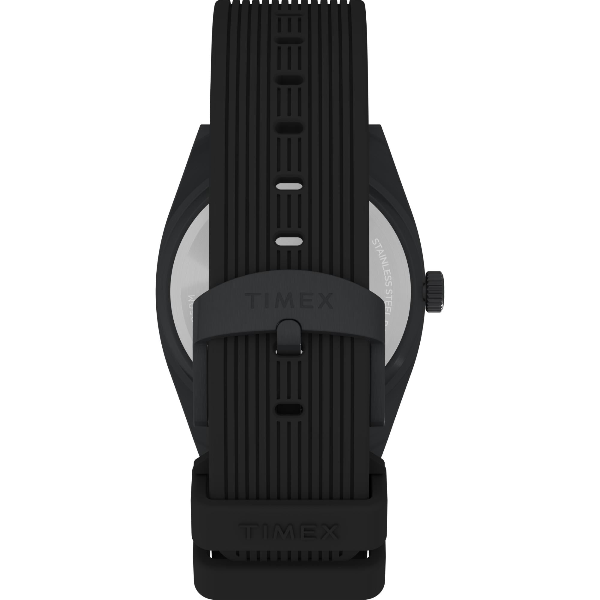 Timex Expedition Capstone Quartz Black Dial Silicone Strap Men's Watch TW2Y18100