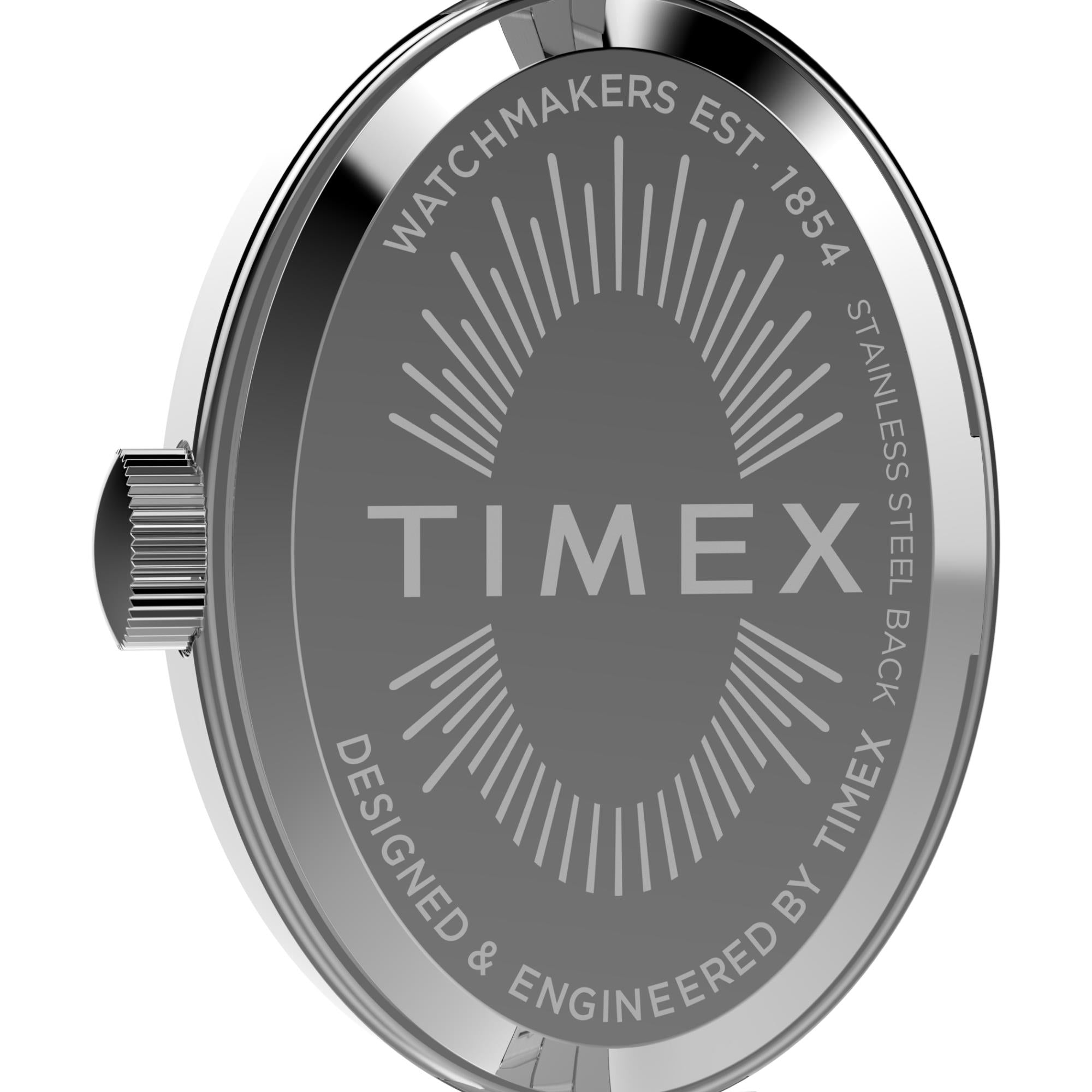 Timex Trend Cavatina Quartz Turquoise Dial Steel Strap Women's Watch TW2Y26600
