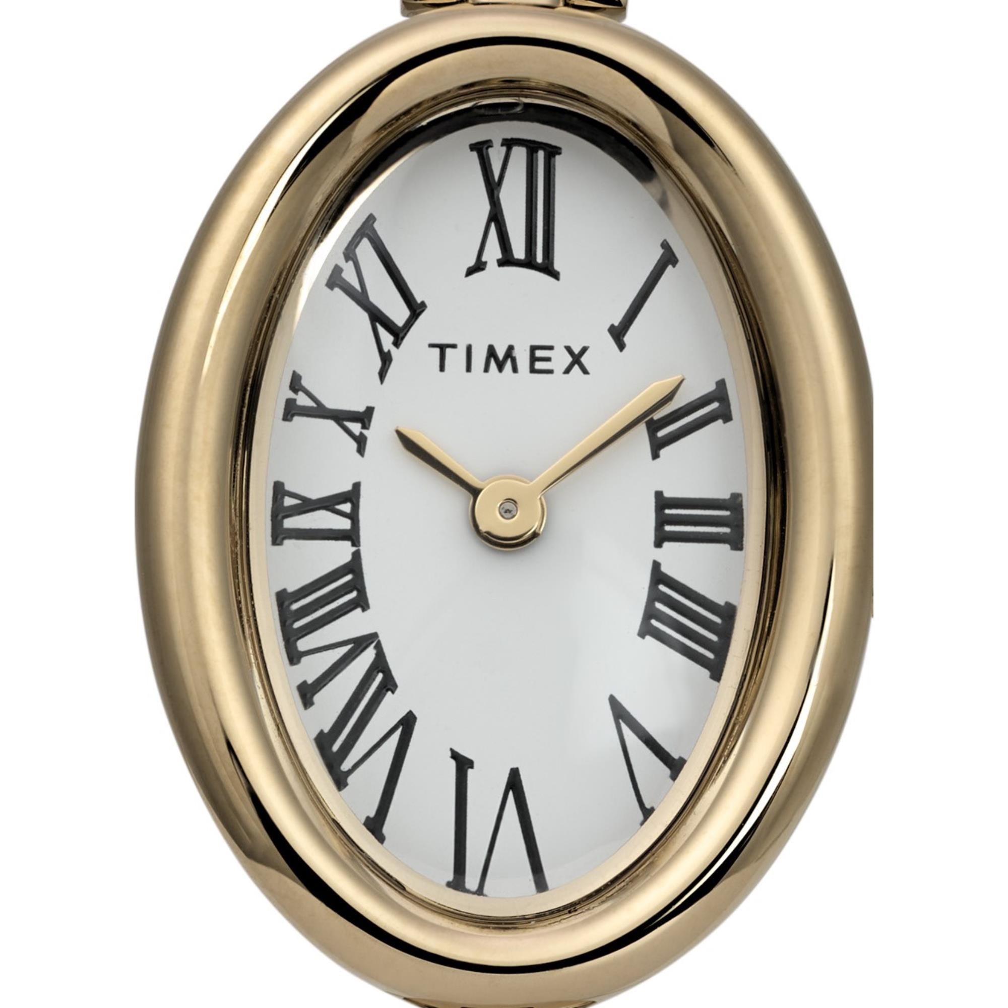 Timex Trend Cavatina Quartz White Dial Steel Strap Women's Watch TW2Y27200