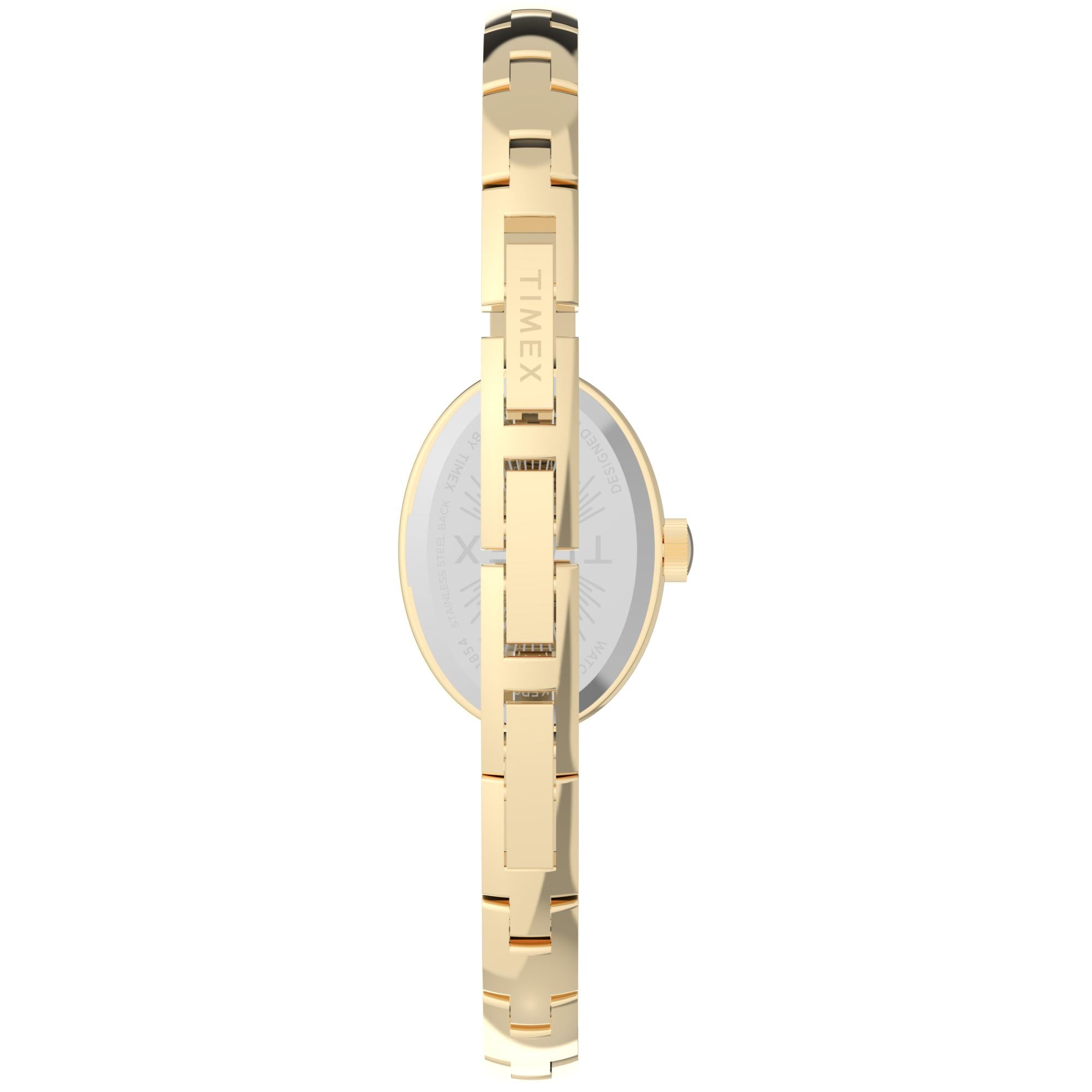 Timex Trend Cavatina Quartz White Dial Steel Strap Women's Watch TW2Y27200