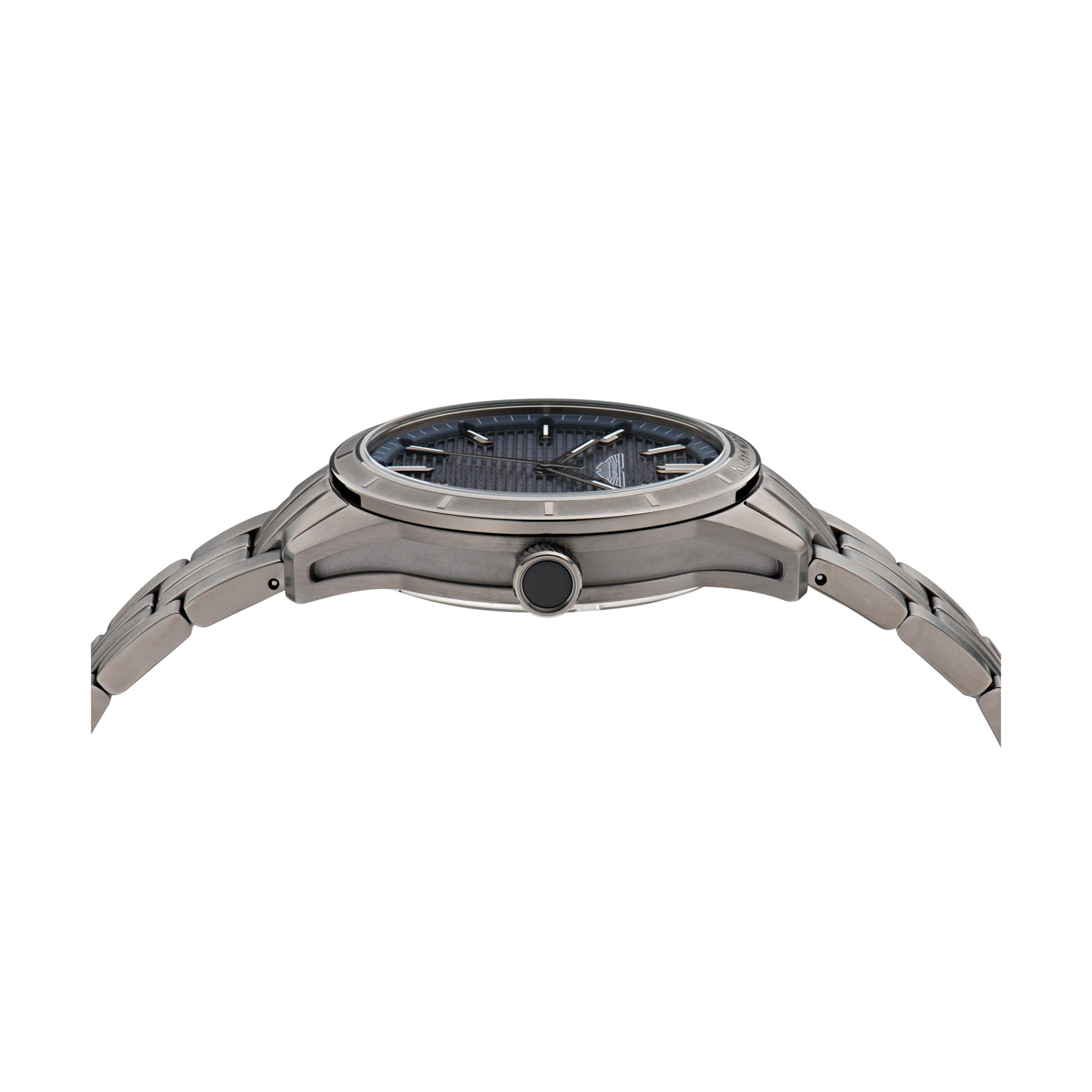 Aston Martin AML Icon Quartz Blue Dial Steel Strap Men's Watch MTIH1F504