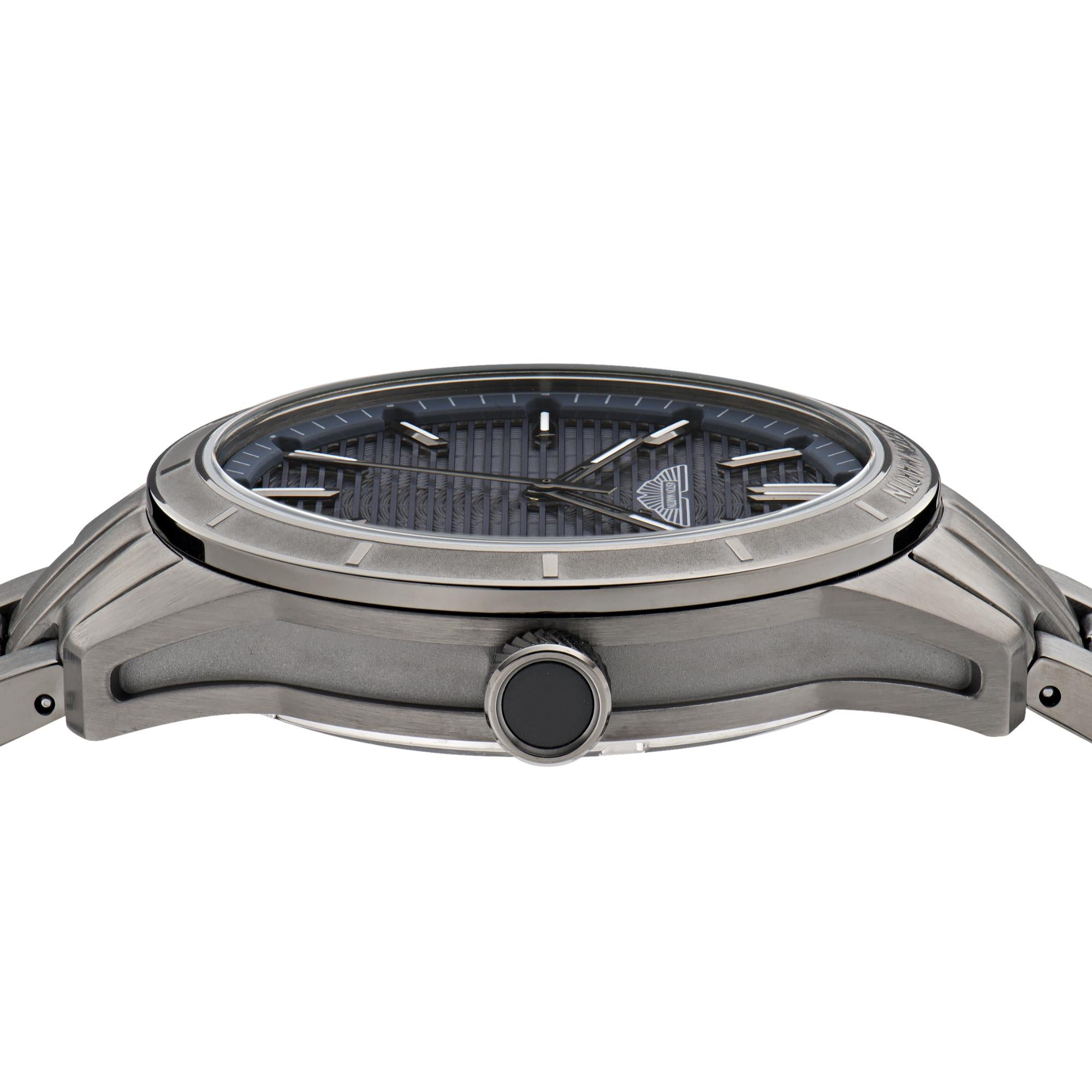 Aston Martin AML Icon Quartz Blue Dial Steel Strap Men's Watch MTIH1F504