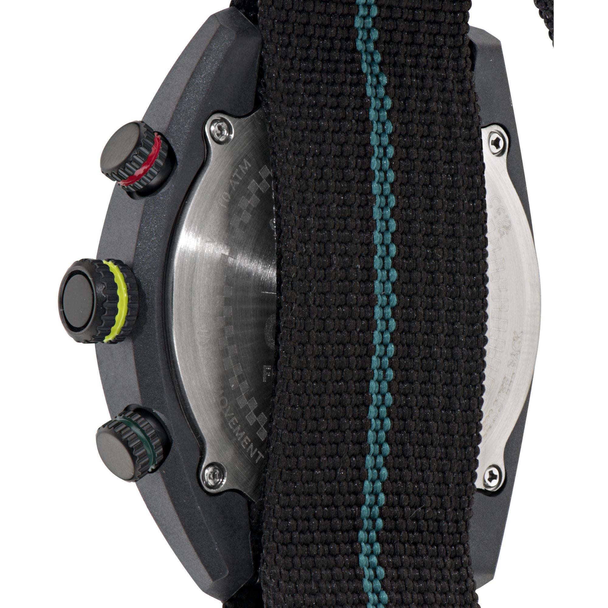 Aston Martin Formula 1 Quartz Chronograph White Dial Nato Strap Men's Watch MTFD1F502