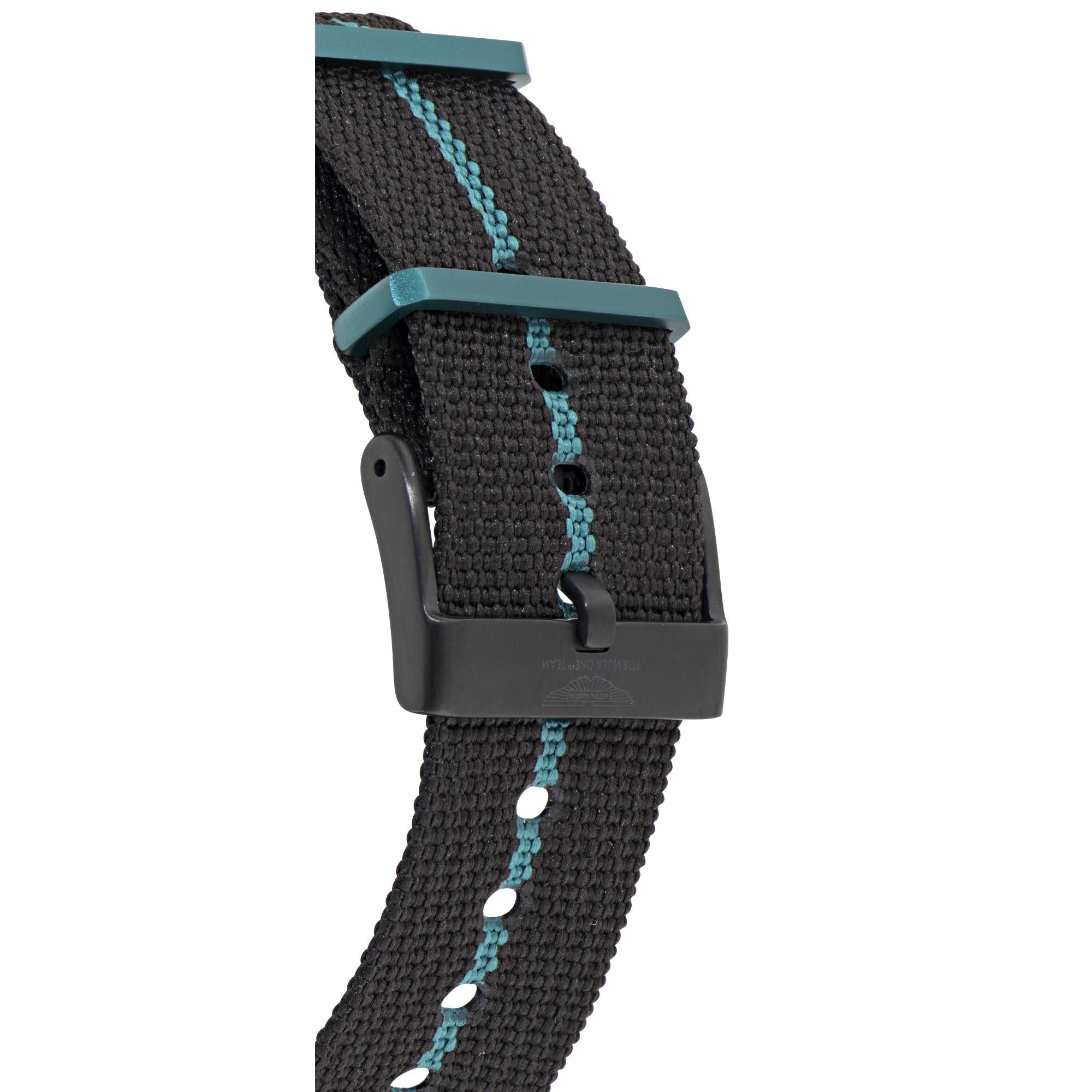 Aston Martin Formula 1 Quartz Chronograph White Dial Nato Strap Men's Watch MTFD1F502