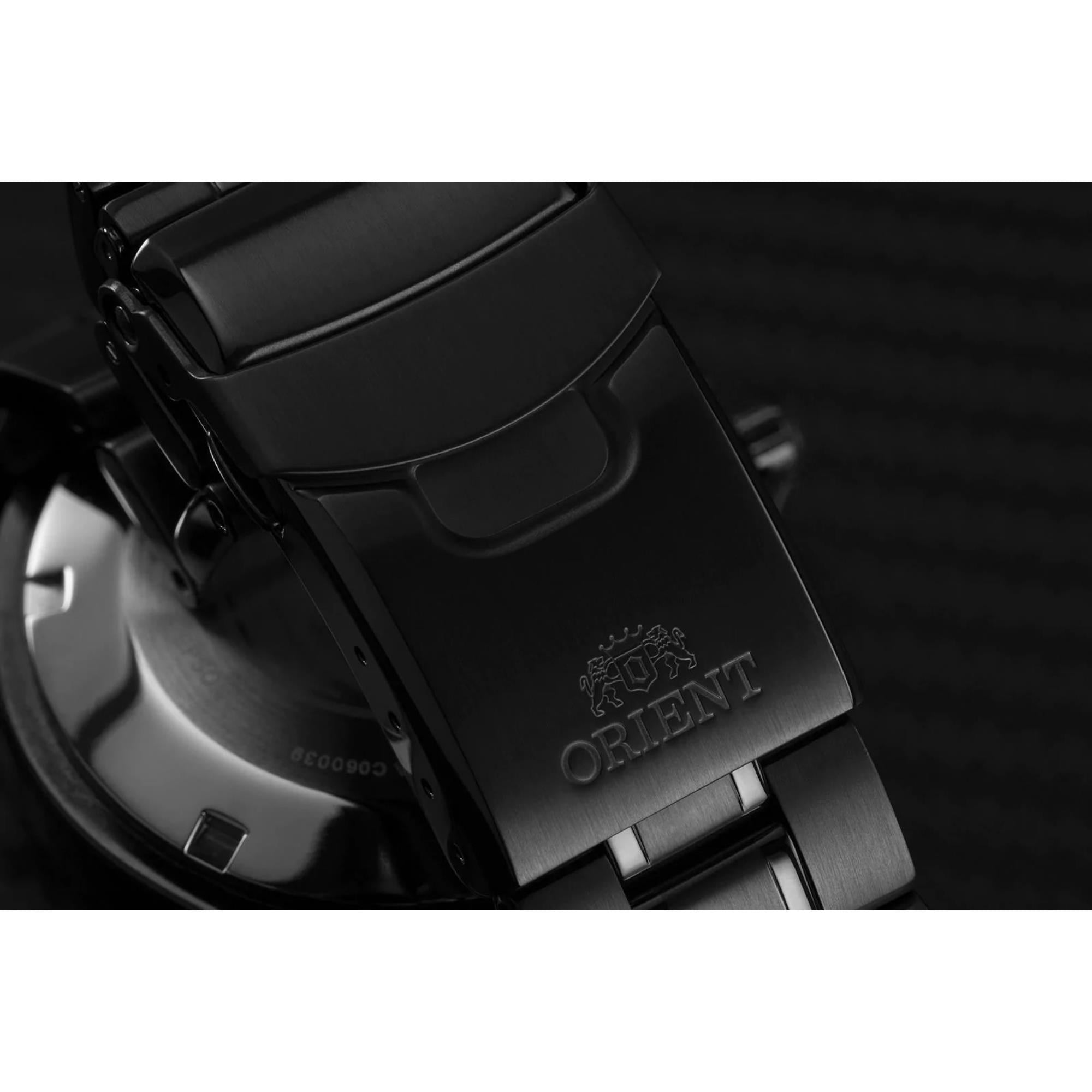 Orient Ray Raven II Automatic Black Dial Steel Strap Men's Dive Watch TAA02003B9