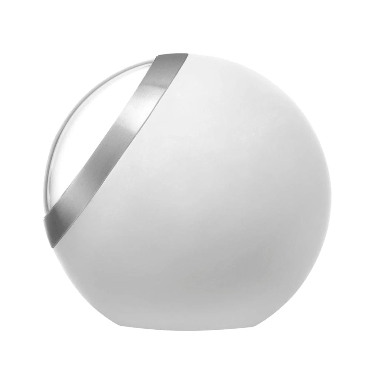 Mondaine White Table Globe Clock Quartz White Dial A660.30335.16SBA