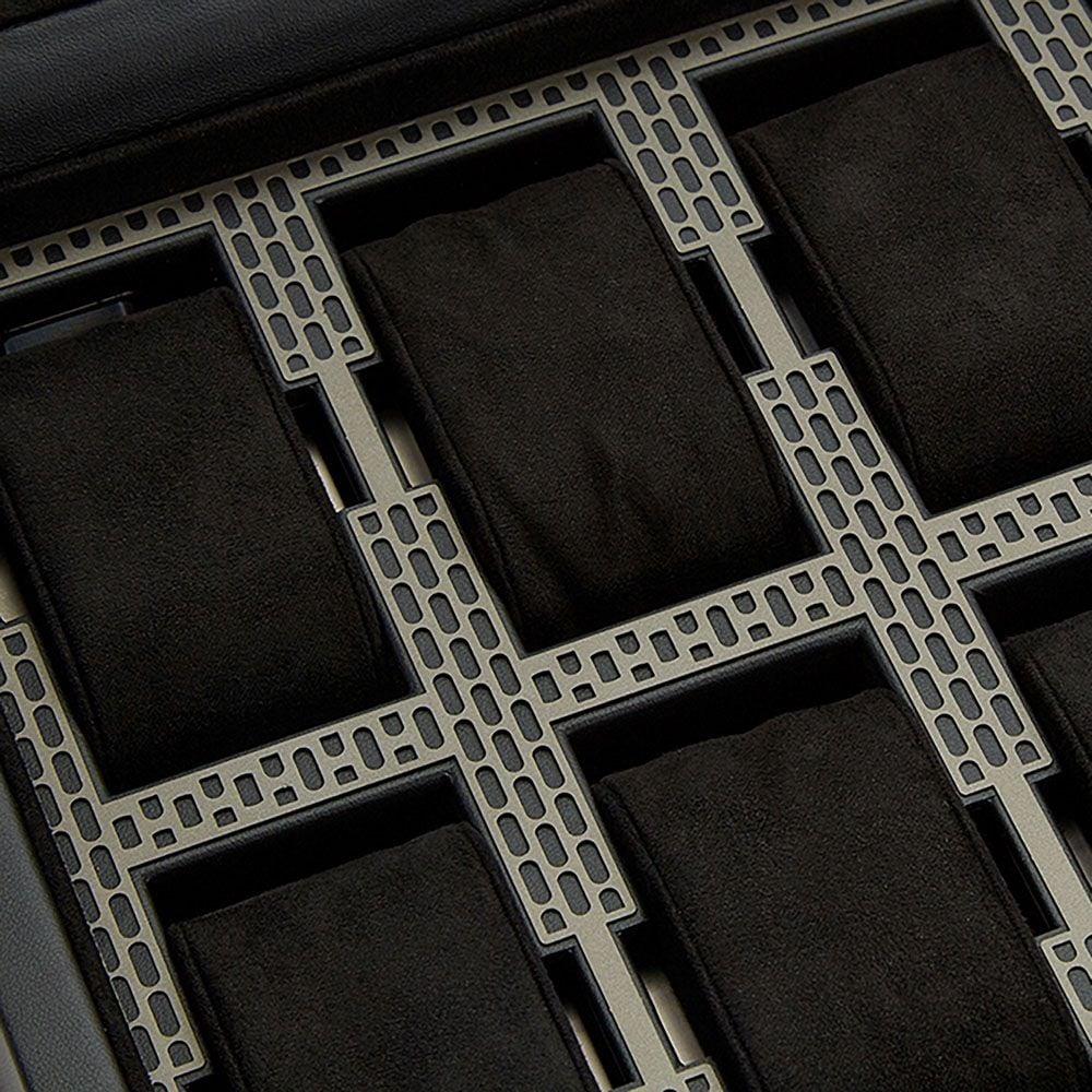 WOLF Axis 8 Piece Powder Coat Watch Box 488003