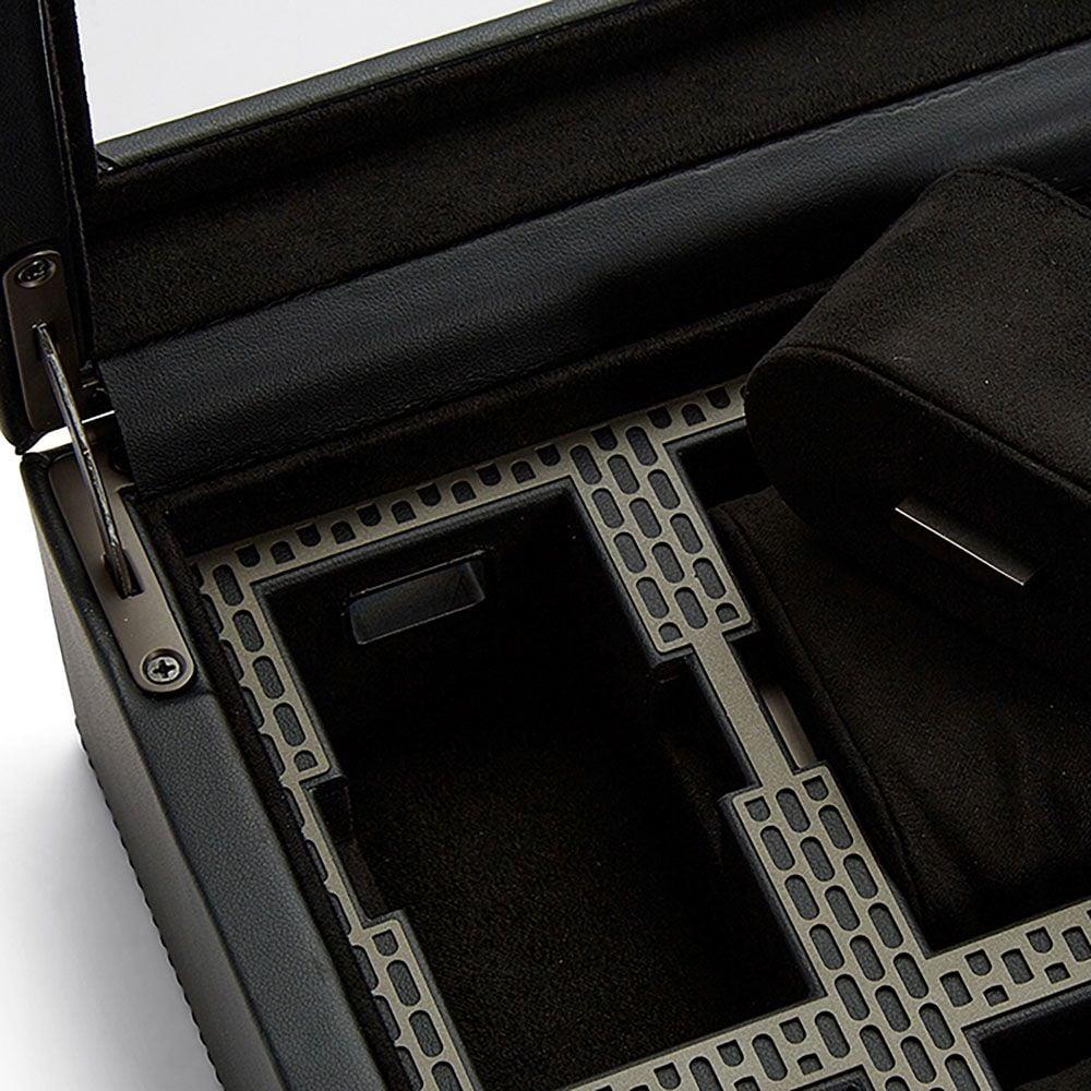WOLF Axis 8 Piece Powder Coat Watch Box 488003
