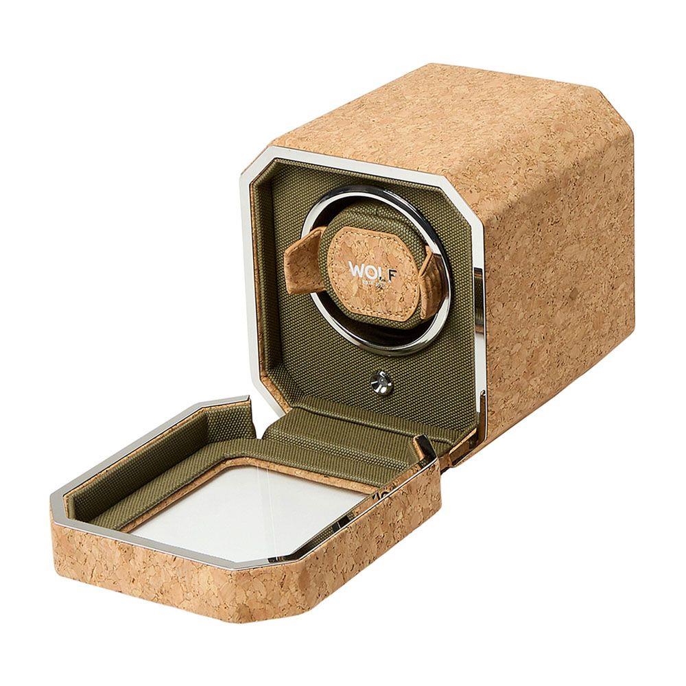 WOLF Cortica Single Cork Watch Winder 668161