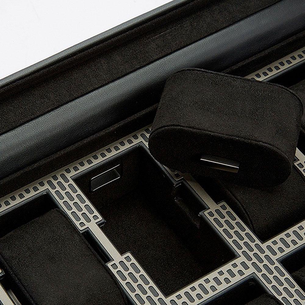 WOLF Axis 10 Piece Powder Coat Watch Box 488103