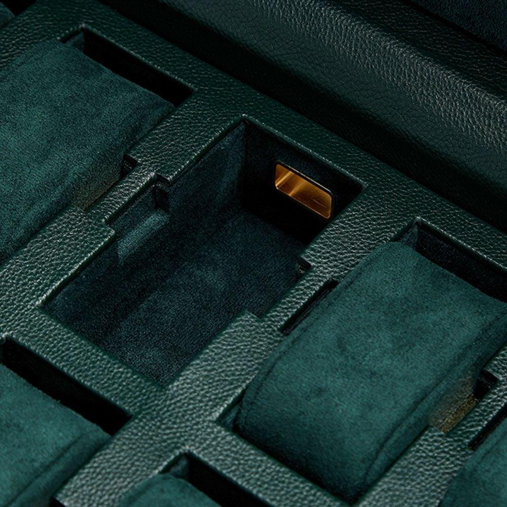 WOLF British Racing 15 Piece Green Watch Box 793241