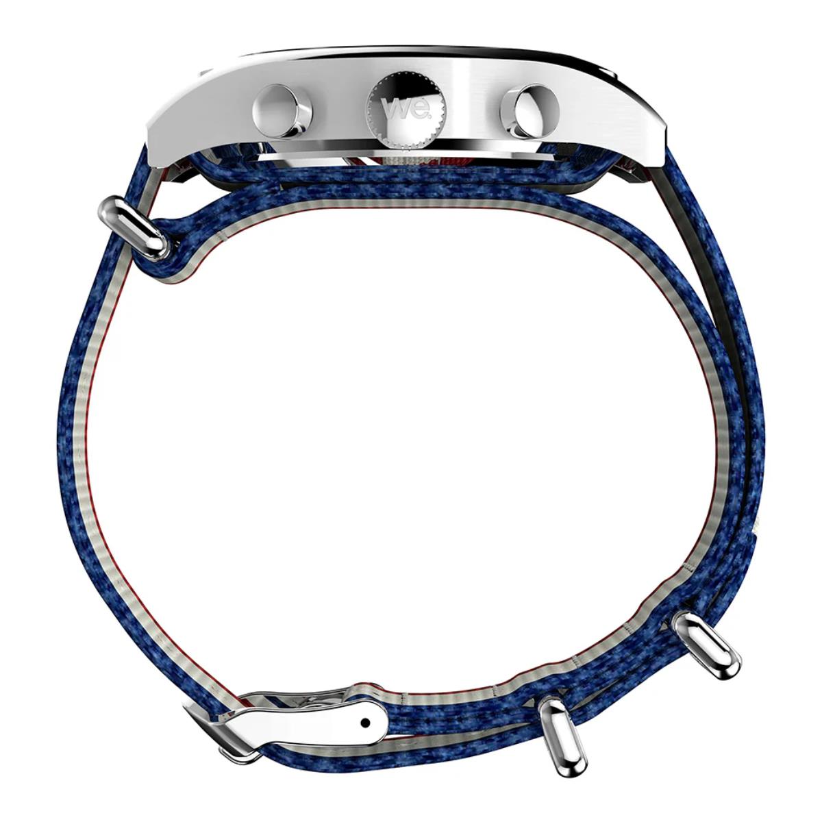 Timex Weekender New England Chronograph White Dial Eco Conscious Strap Unisex Watch TW2Y15800