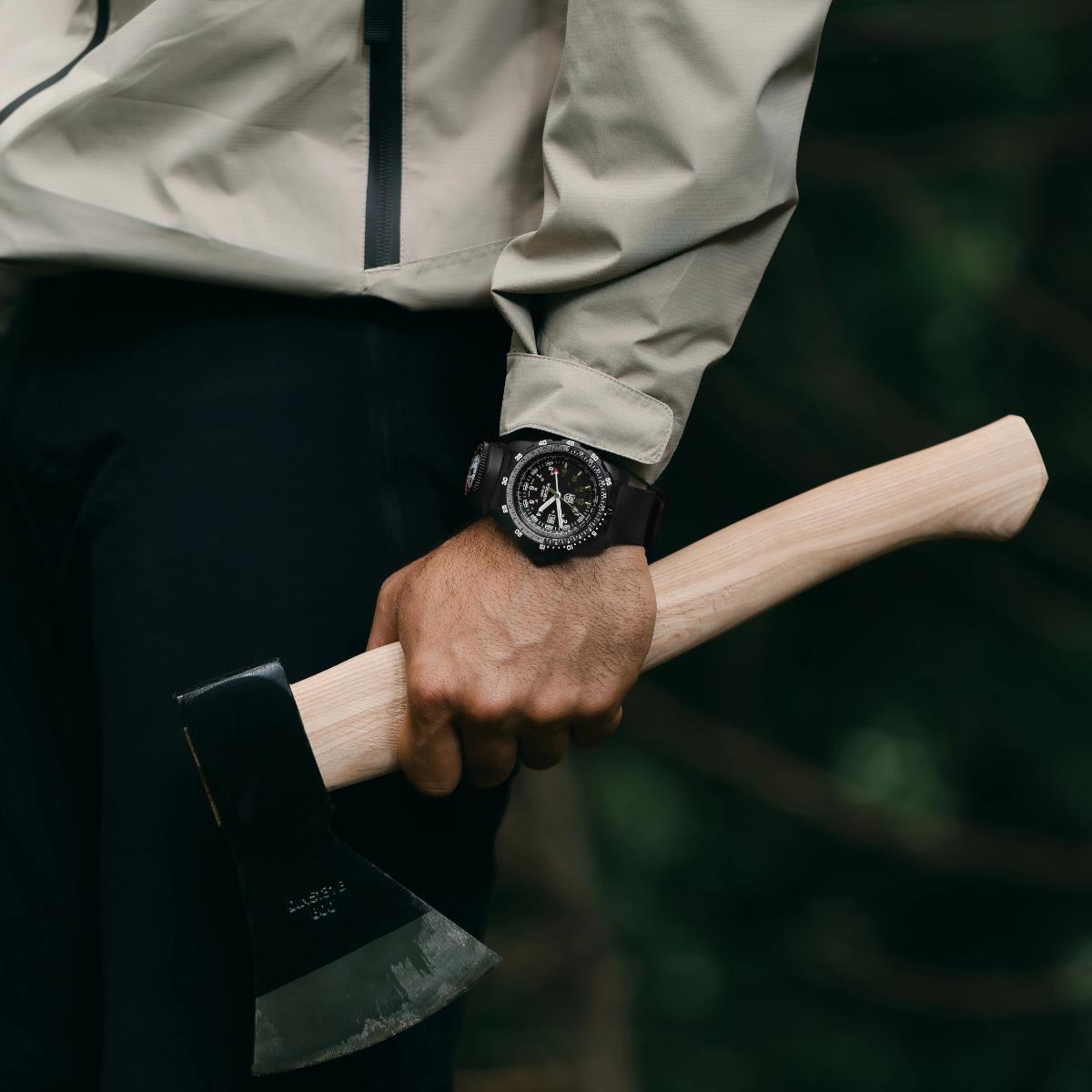 Luminox Recon Nav Spec Quartz Black Dial Rubber Strap Men's Watch XL.8837.SET