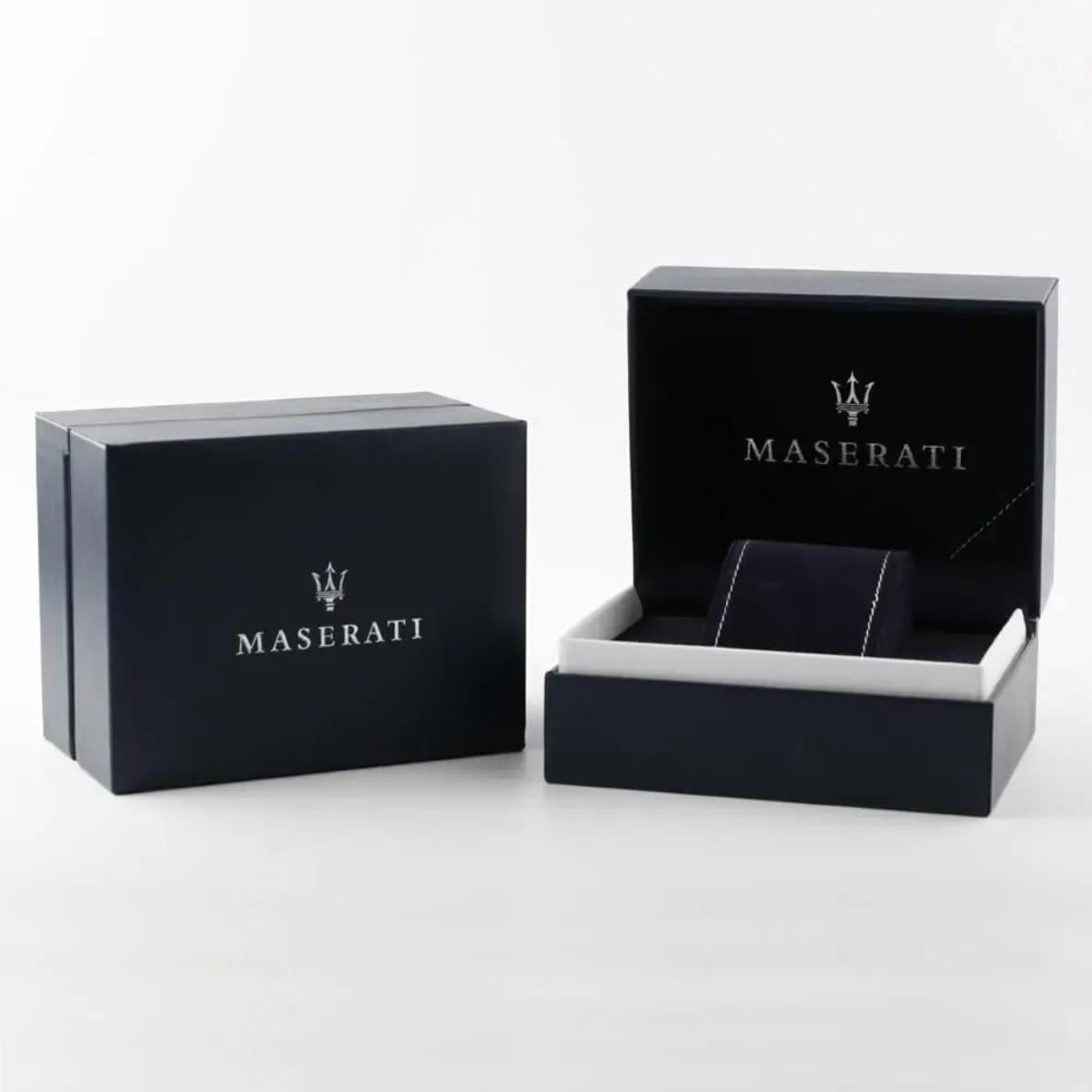 Maserati Successo Quartz Chronograph Blue Dial Steel Strap Men's Watch R8873621016