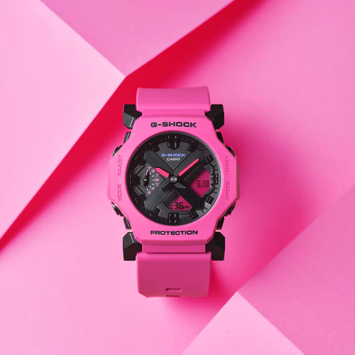 Casio G-Shock Classic Digi-Analogue Black Dial Resin Strap Watch GA-2300-4AER