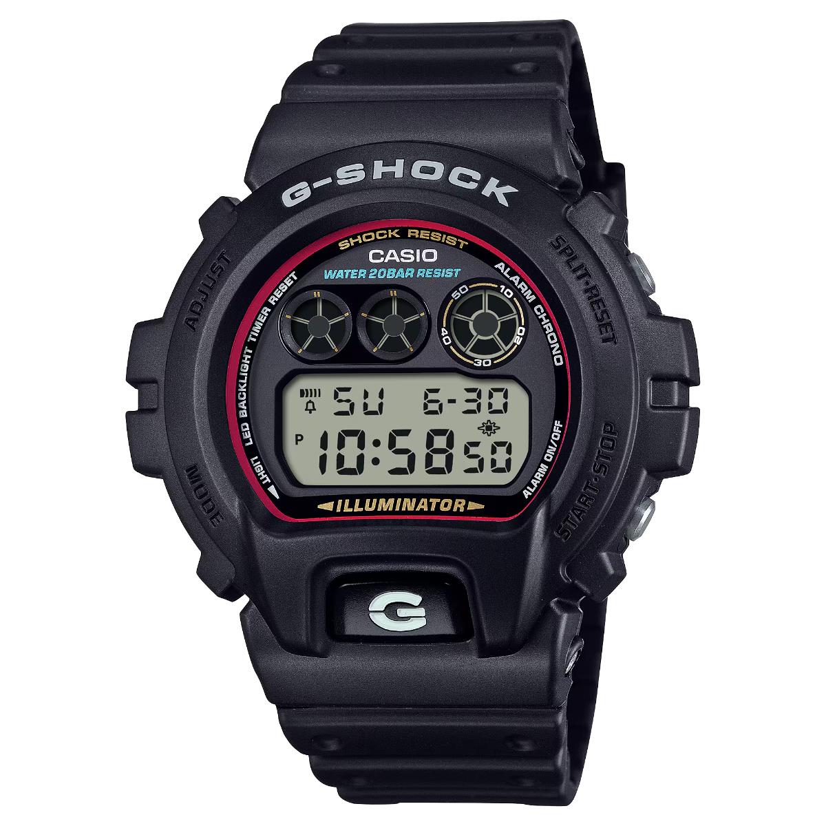 Casio G-Shock 6900 SERIES Black Digital Resin Strap Men's Watch DW-6900RL-1ER